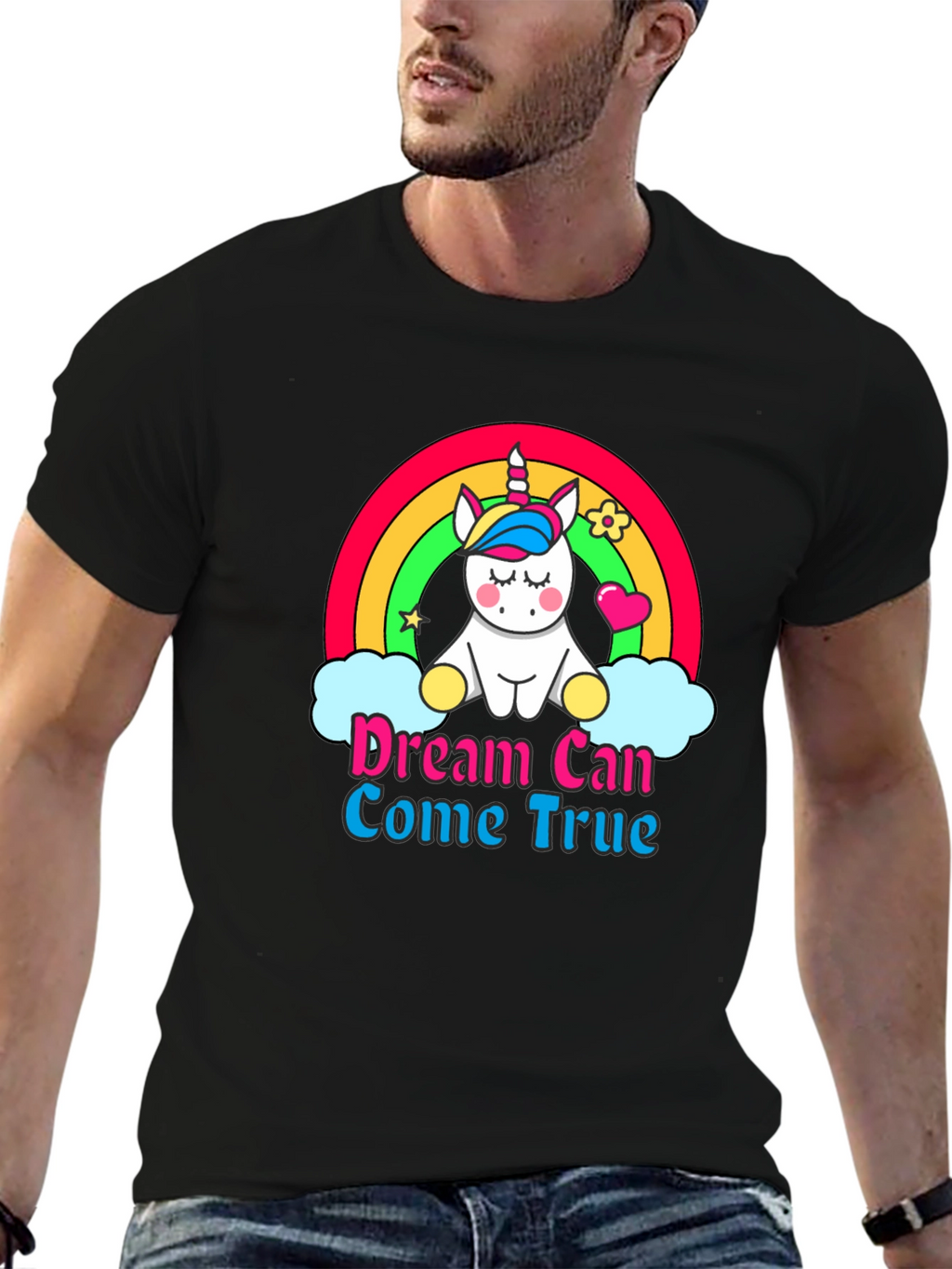 Dream Come True Unicorn Graphic Tee