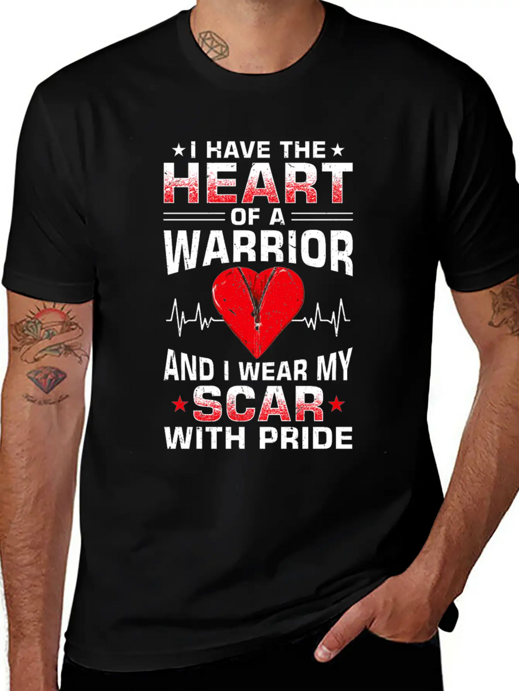 Bypass Recovery Open Heart Surgery Breathable Soft Cotton T-Shirt – Timeless Casual Look