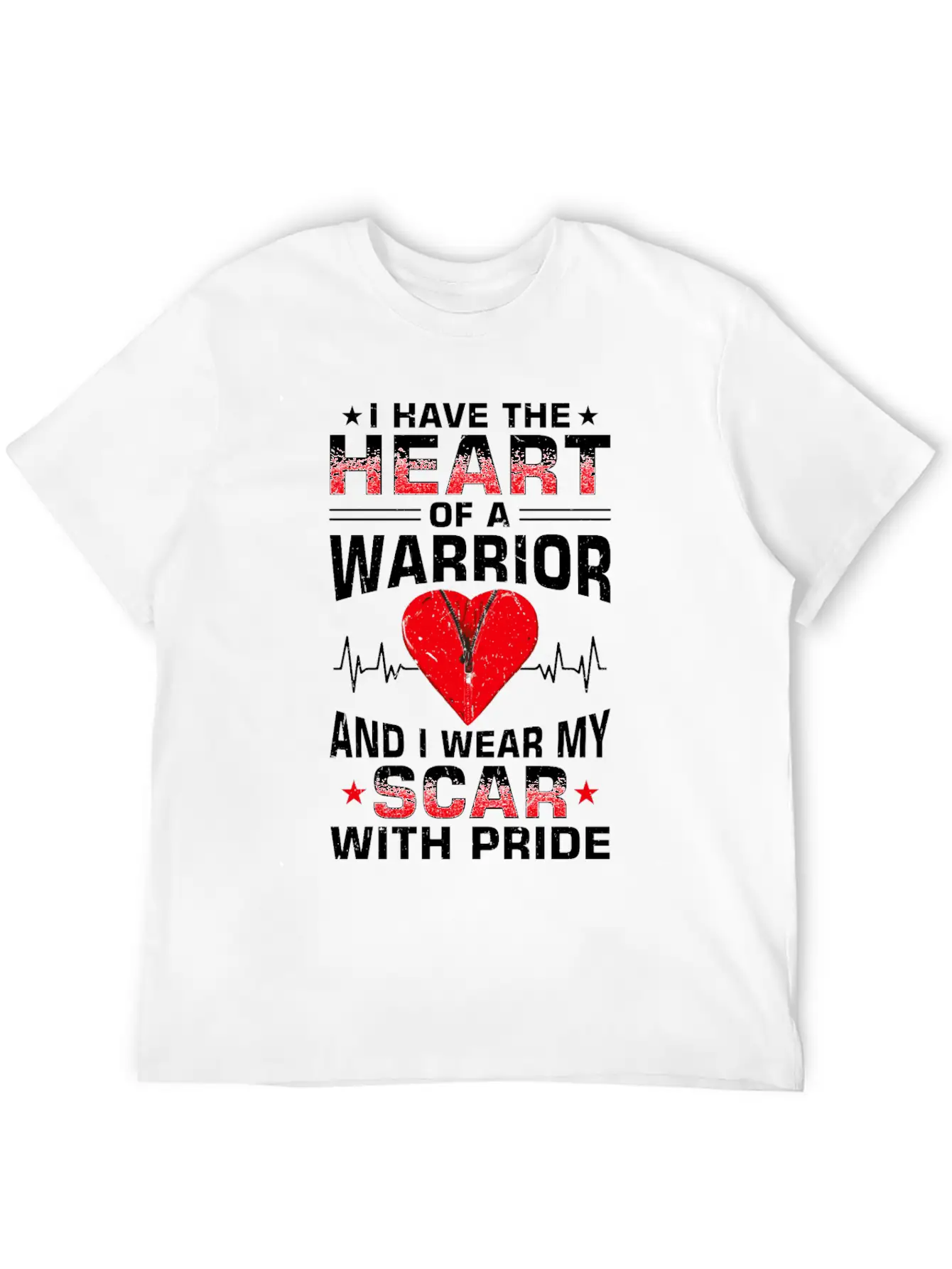 Bypass Recovery Open Heart Surgery Breathable Soft Cotton T-Shirt – Timeless Casual Look