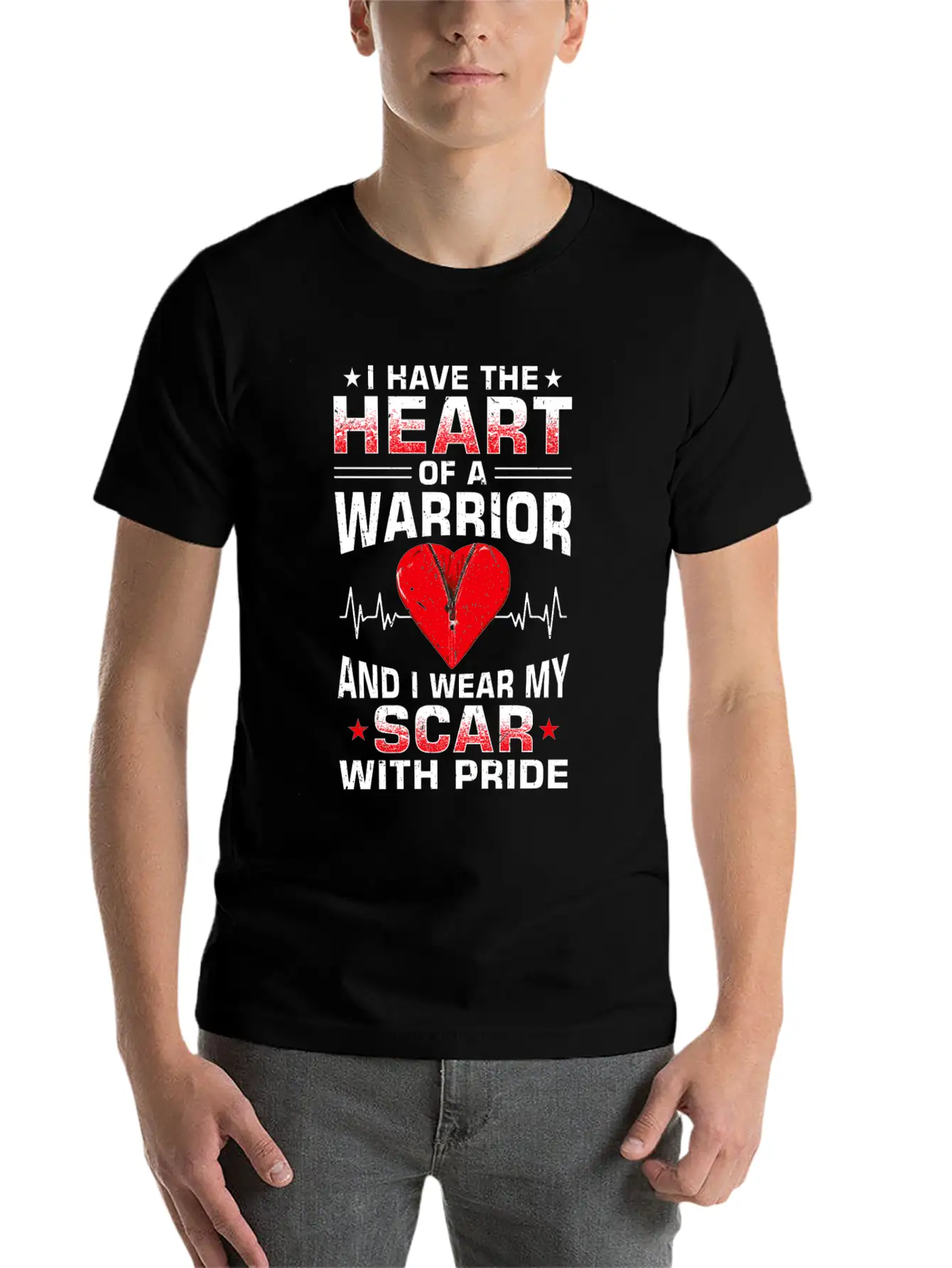Bypass Recovery Open Heart Surgery Breathable Soft Cotton T-Shirt – Timeless Casual Look