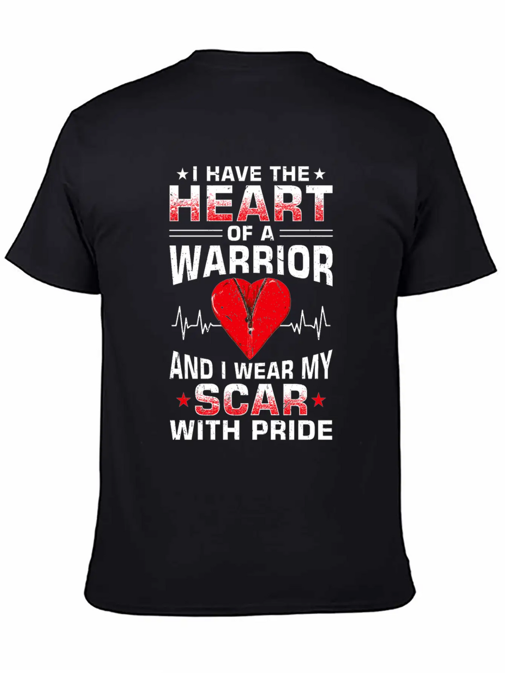 Bypass Recovery Open Heart Surgery Breathable Soft Cotton T-Shirt – Timeless Casual Look