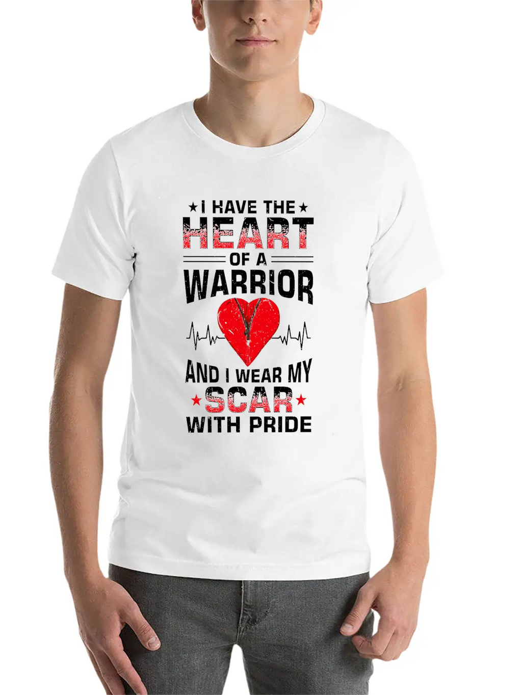 Bypass Recovery Open Heart Surgery Breathable Soft Cotton T-Shirt – Timeless Casual Look