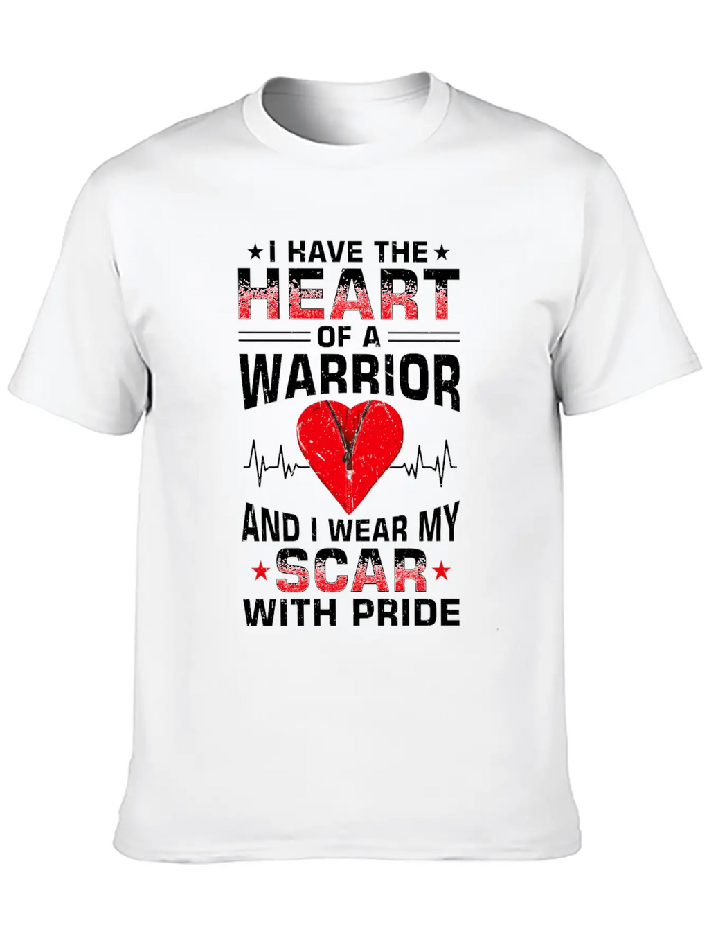 Bypass Recovery Open Heart Surgery Breathable Soft Cotton T-Shirt – Timeless Casual Look