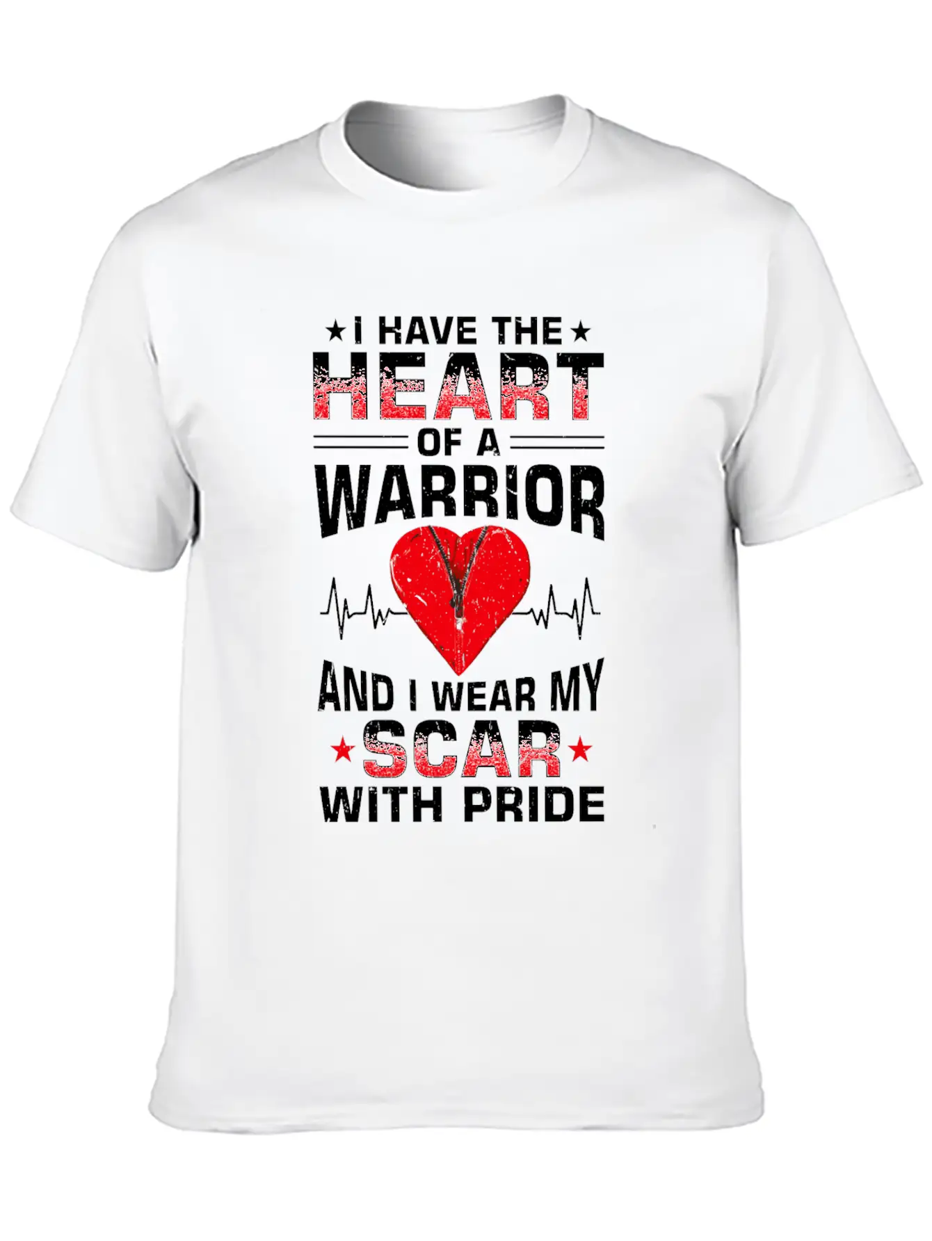 Bypass Recovery Open Heart Surgery Breathable Soft Cotton T-Shirt – Timeless Casual Look