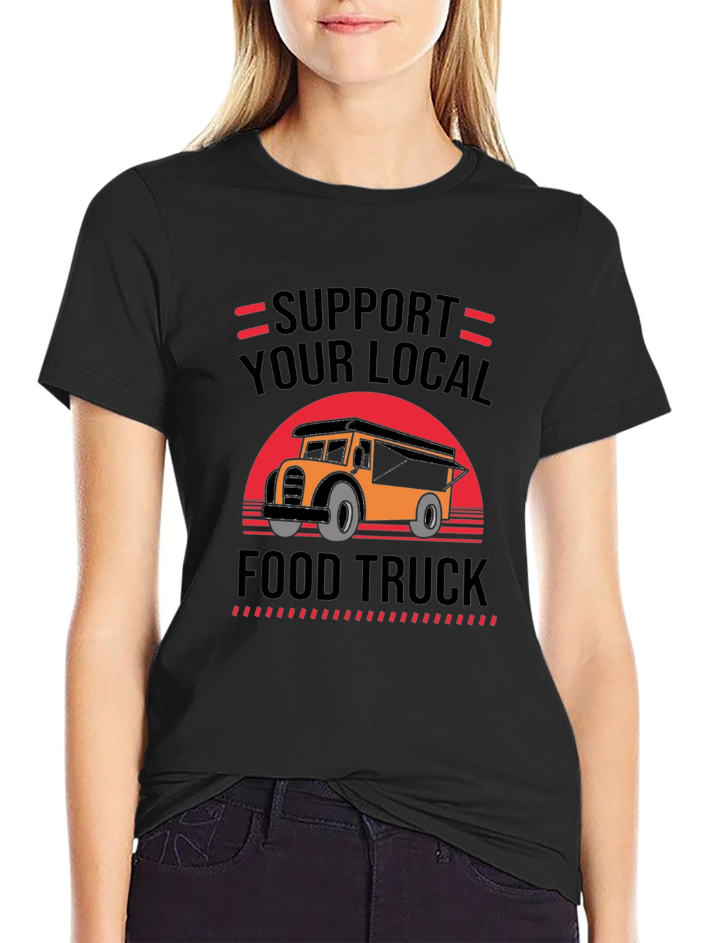 Support Your Local Food Truck Graphic Tee