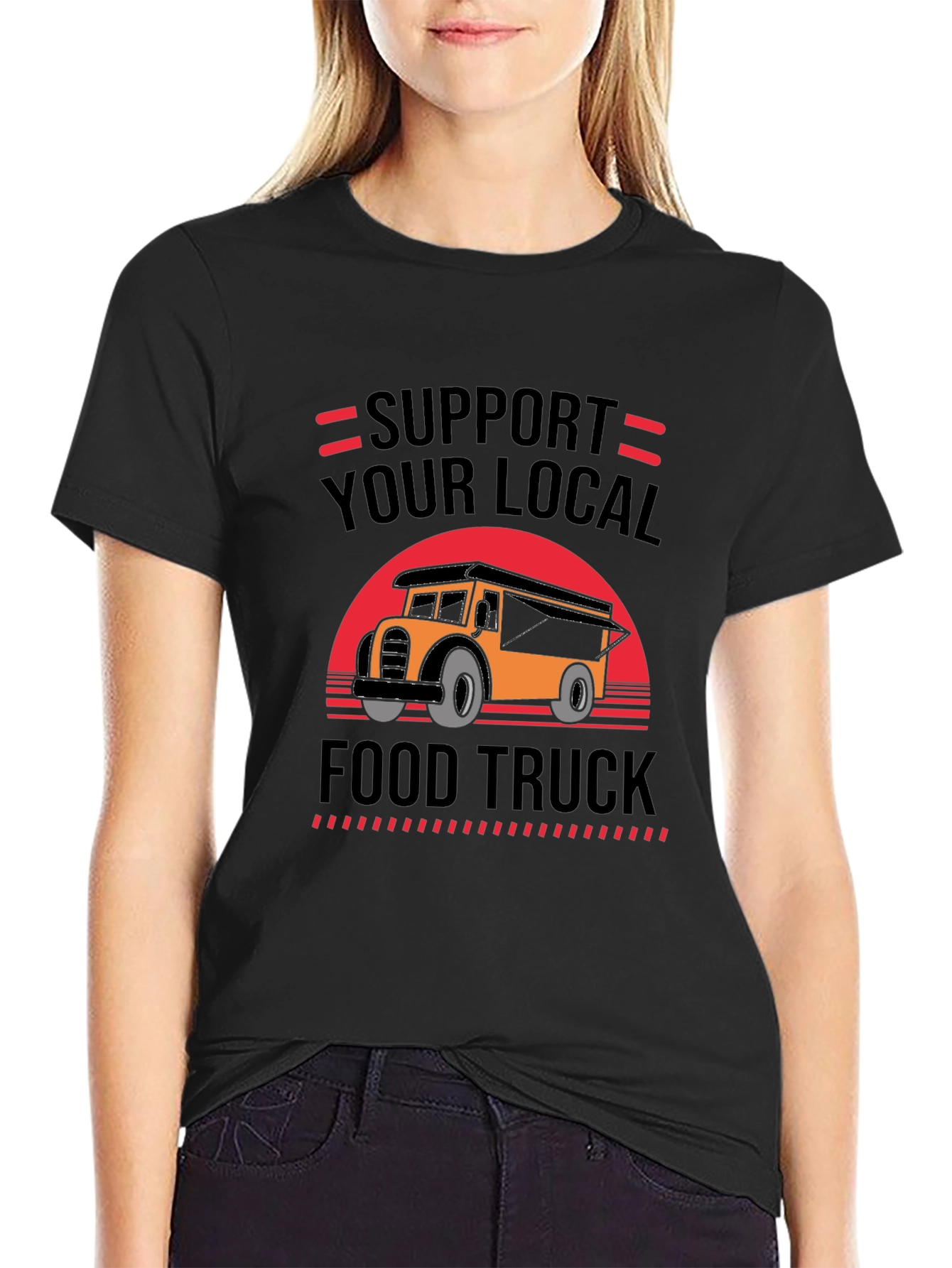 Support Your Local Food Truck Graphic Tee