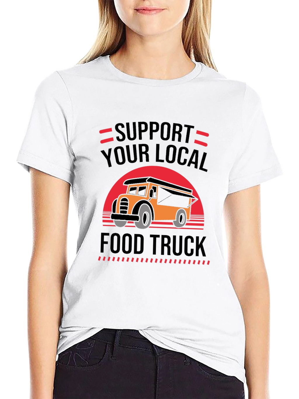 Support Your Local Food Truck Graphic Tee