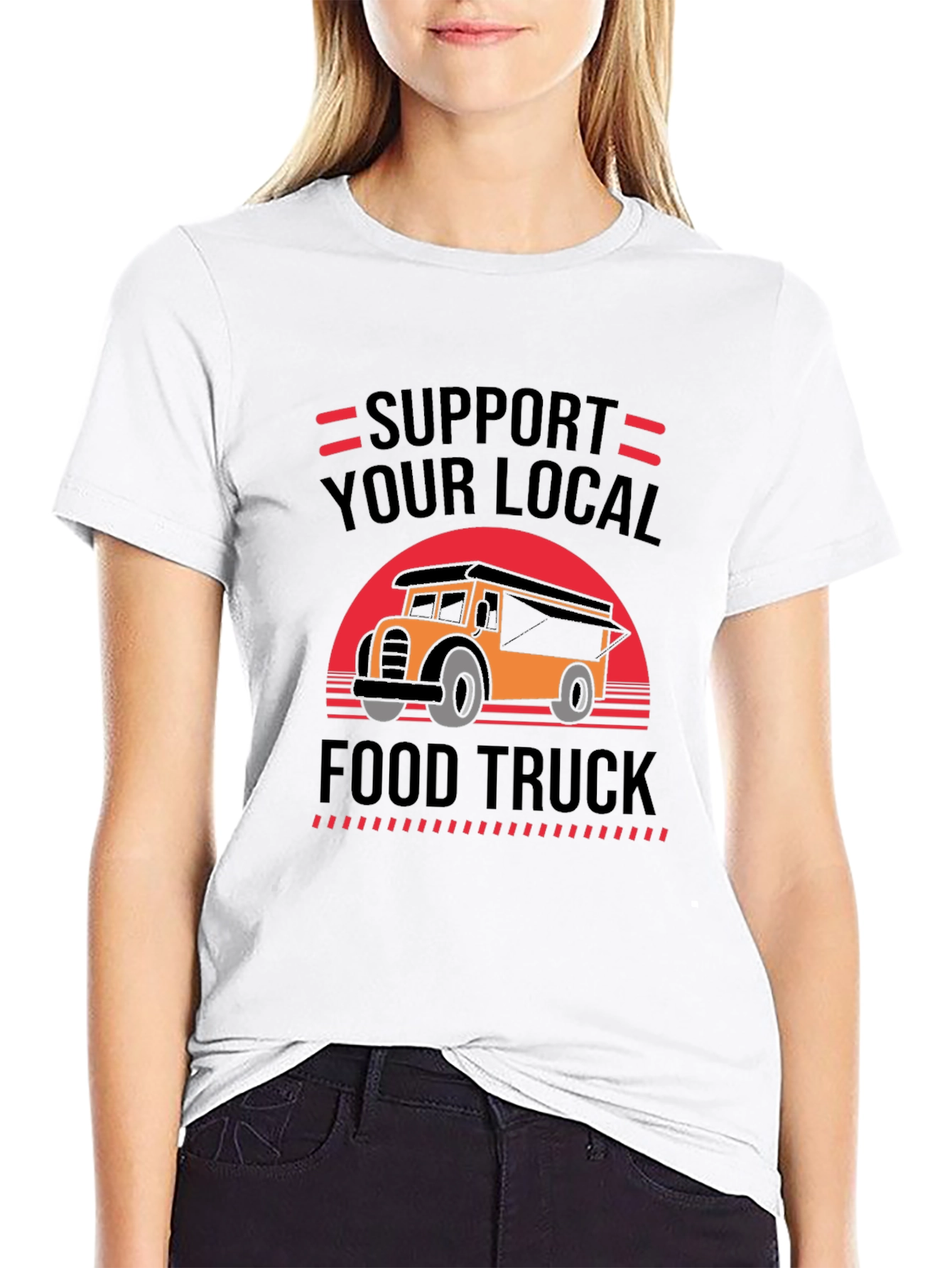 Support Your Local Food Truck Graphic Tee