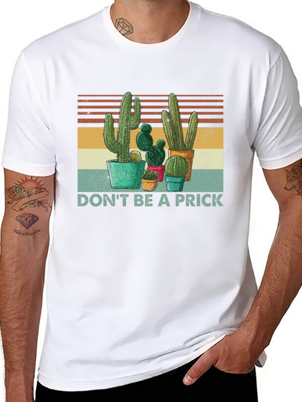 Cactus Graphic Tee - Dont Be A Prick T-Shirt