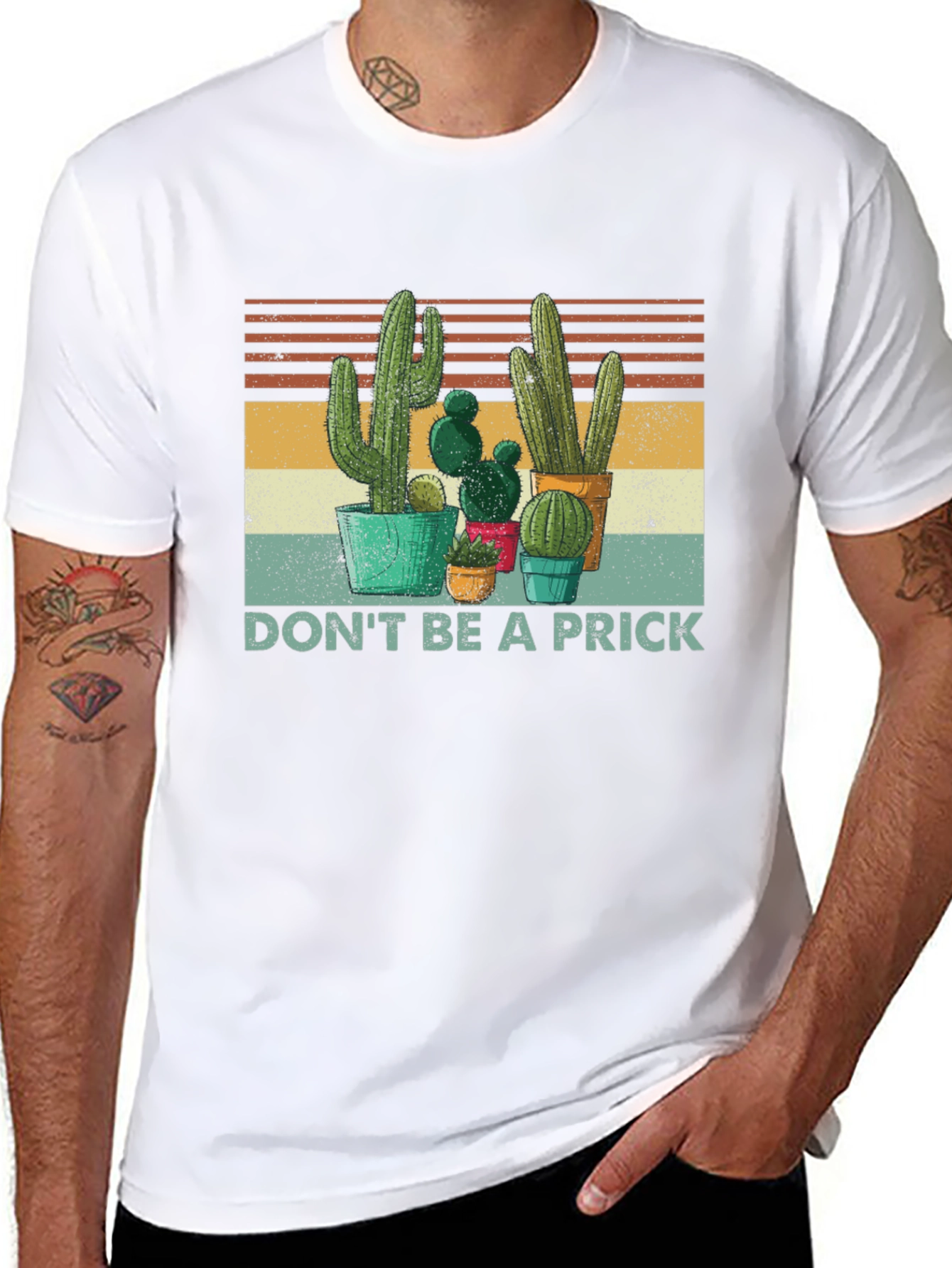 Cactus Graphic Tee - Dont Be A Prick T-Shirt