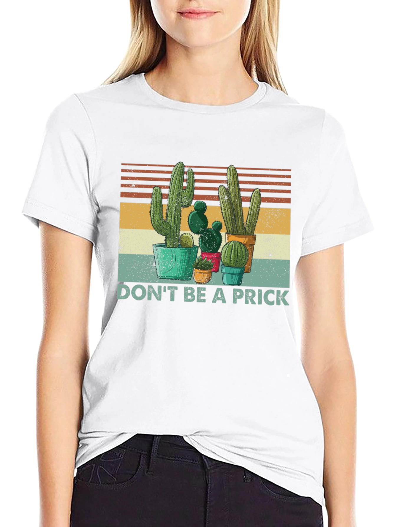 Cactus Graphic Tee - Dont Be A Prick T-Shirt