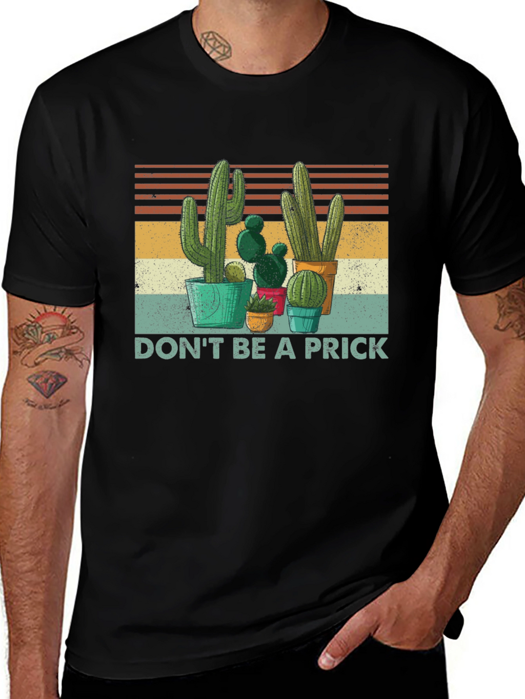 Cactus Graphic Tee - Dont Be A Prick T-Shirt