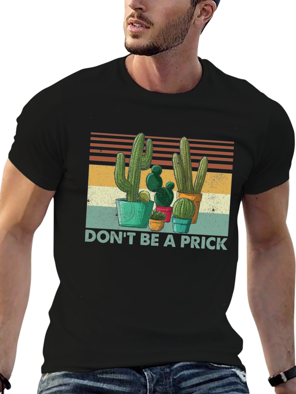 Cactus Graphic Tee - Dont Be A Prick T-Shirt