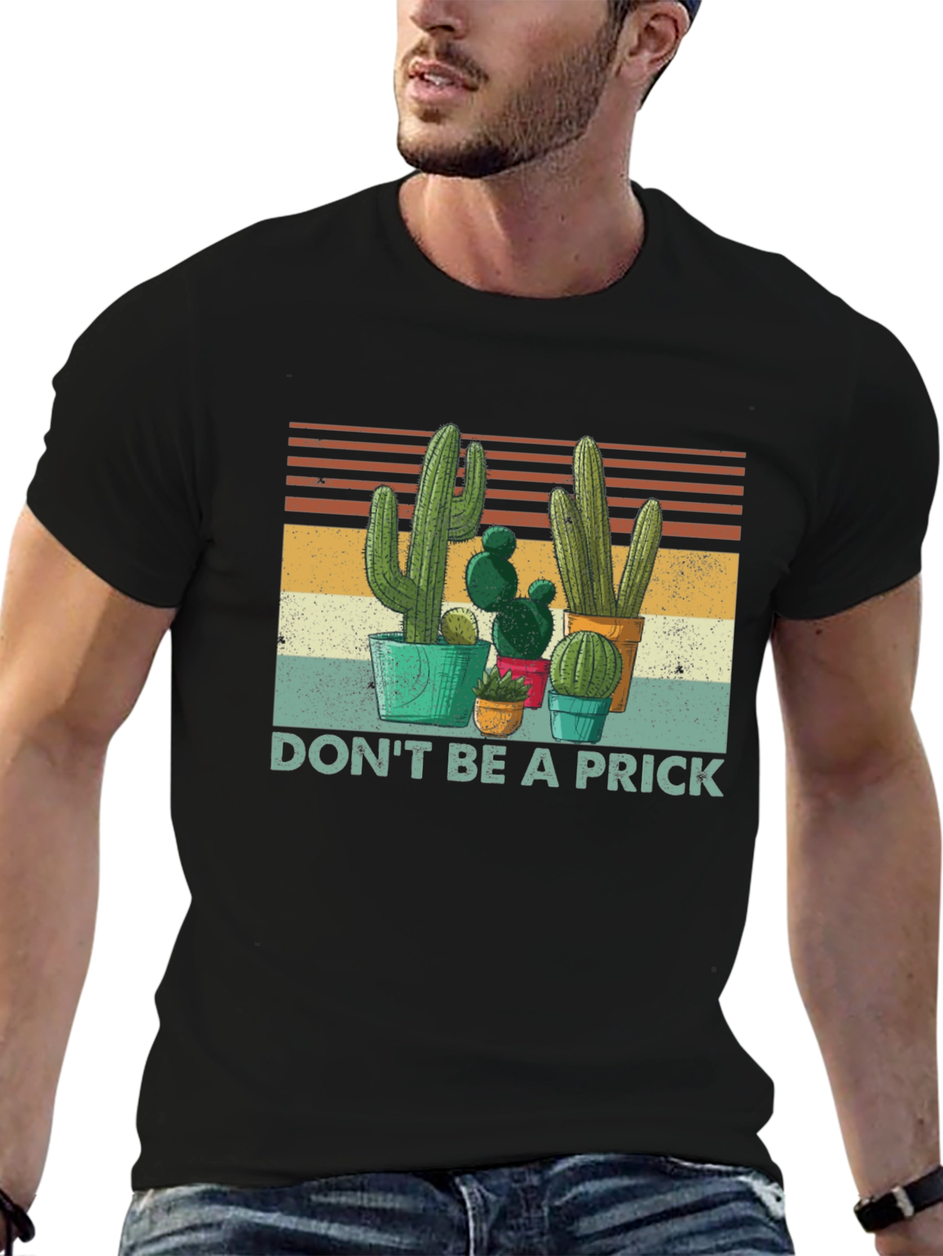 Cactus Graphic Tee - Dont Be A Prick T-Shirt