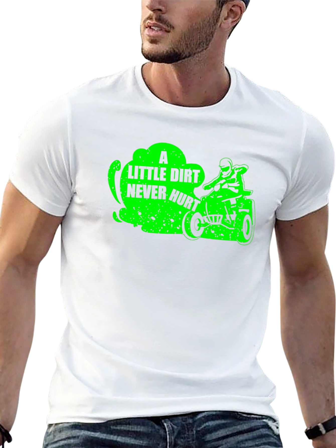 Dirt Bike Rider T-Shirt - A Little Dirt Never Hurt