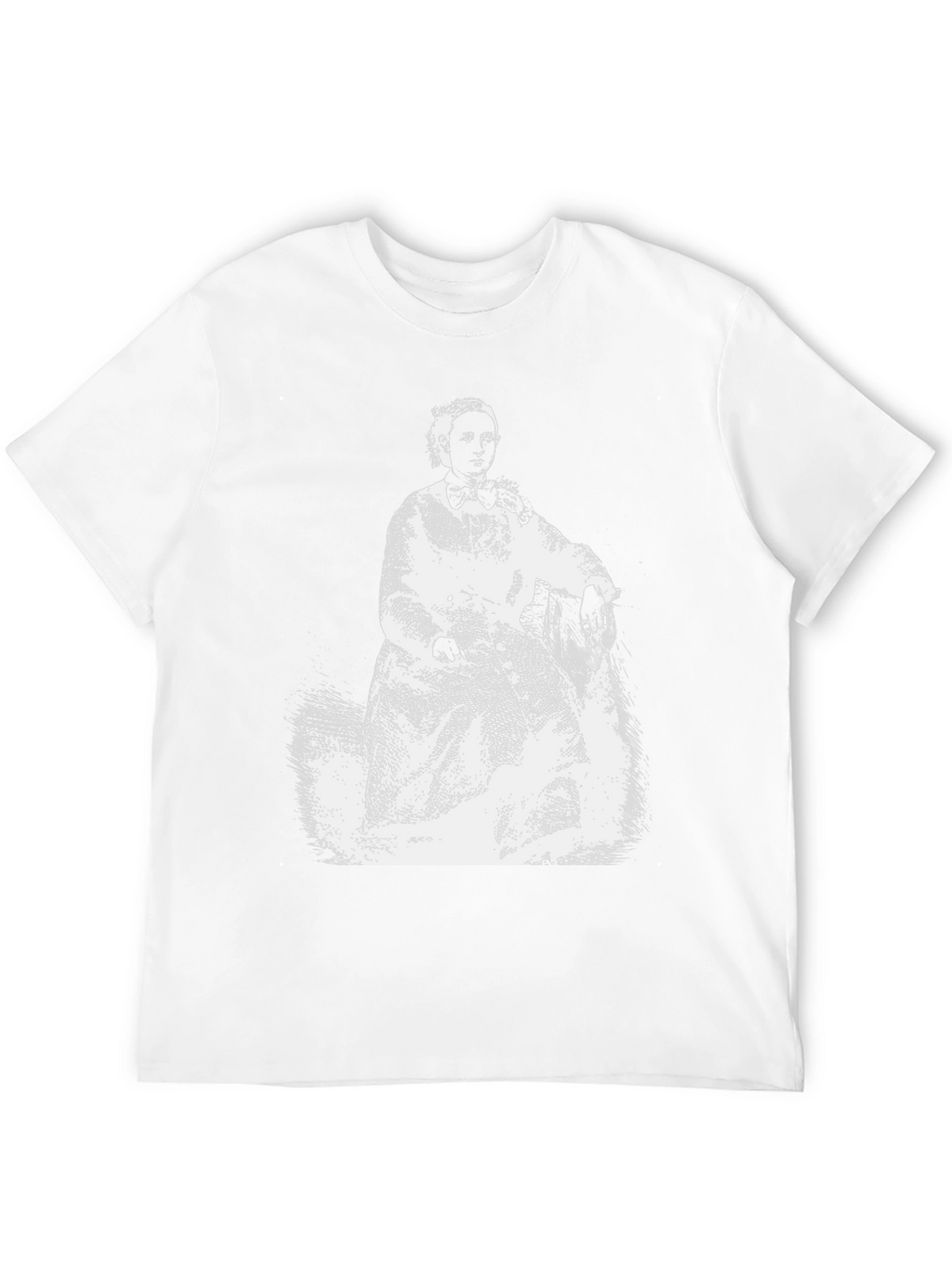 Vintage Portrait Graphic Tee - Black Unisex T-Shirt