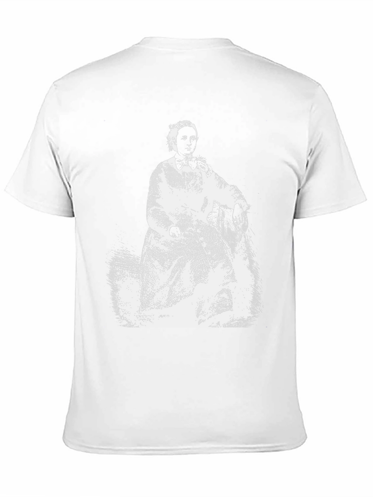 Vintage Portrait Graphic Tee - Black Unisex T-Shirt