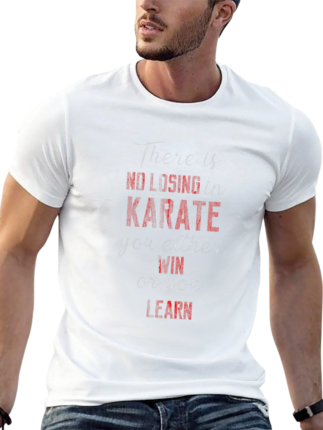 Karate Win or Learn Graphic Tee
