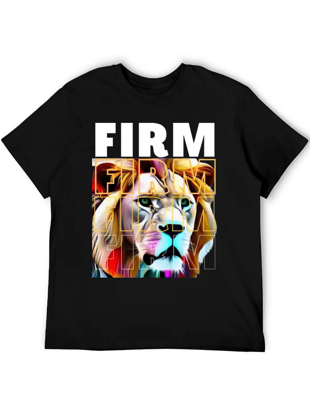 FIRM Lion Graphic Tee - Bold Streetwear