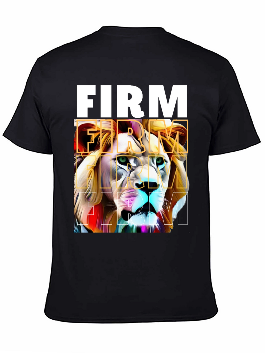 FIRM Lion Graphic Tee - Bold Streetwear