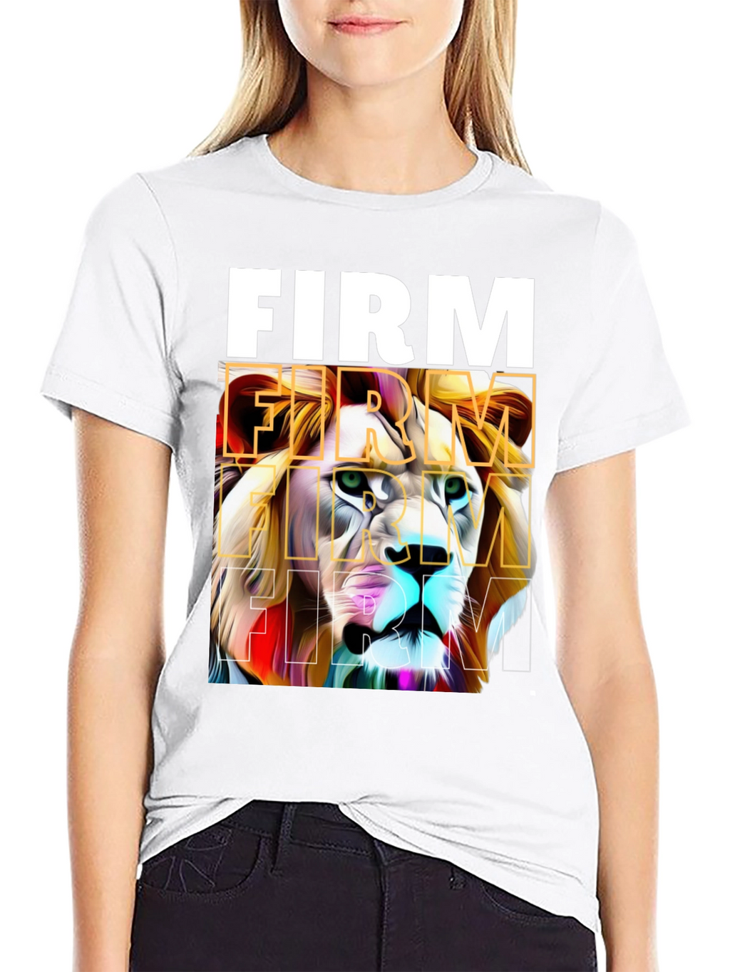 FIRM Lion Graphic Tee - Bold Streetwear
