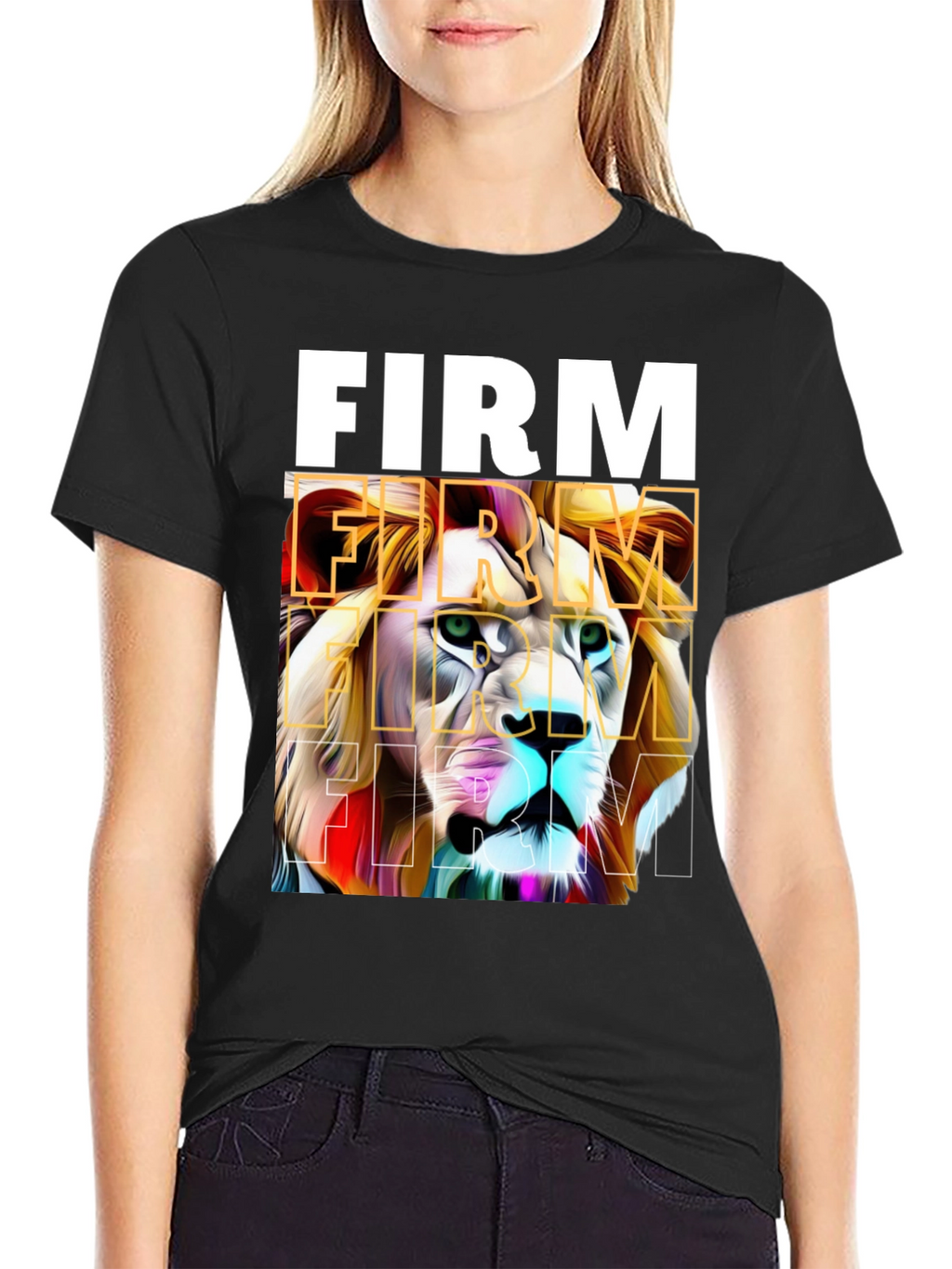 FIRM Lion Graphic Tee - Bold Streetwear