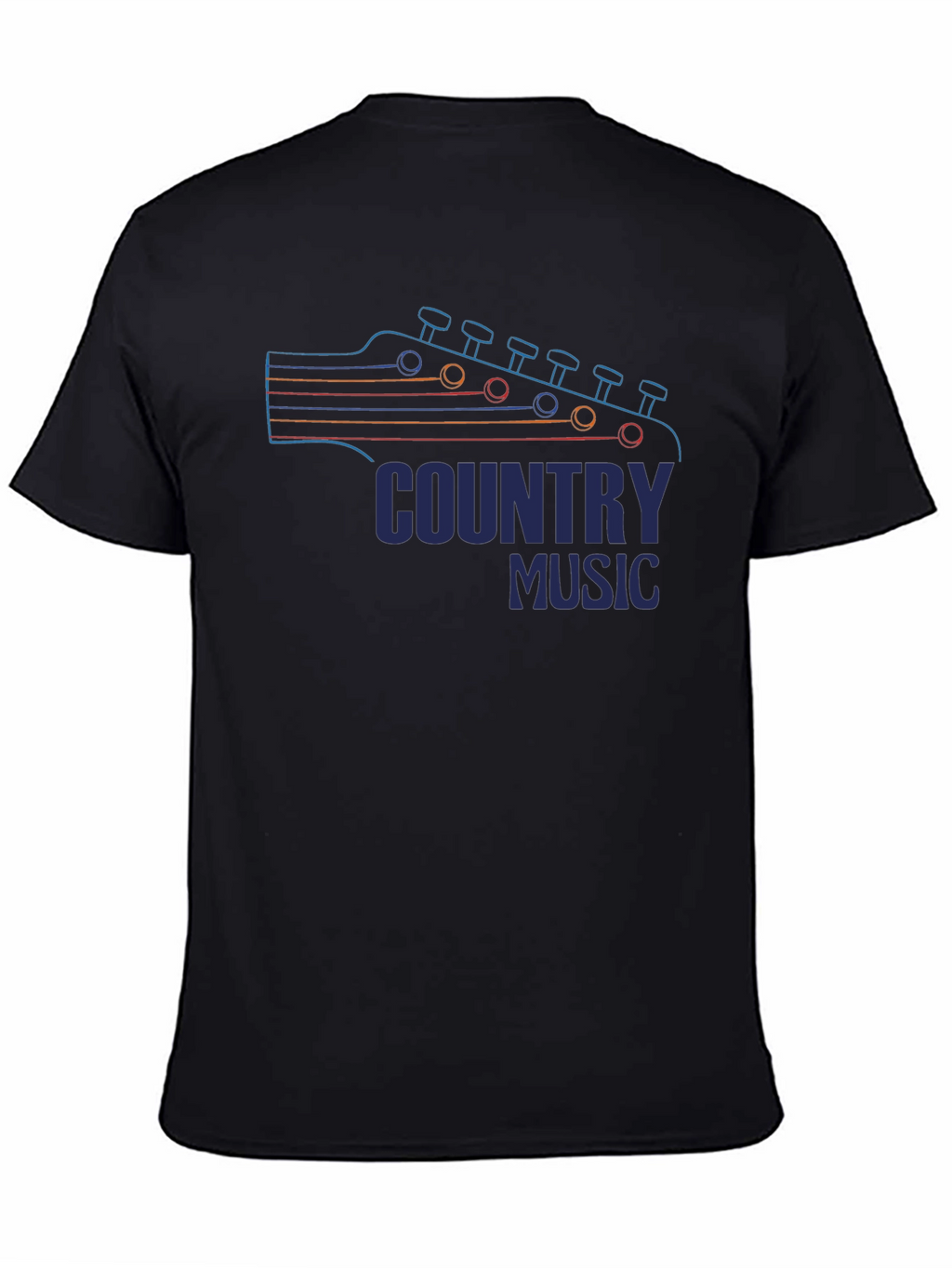Country Music Guitar Head T-Shirt