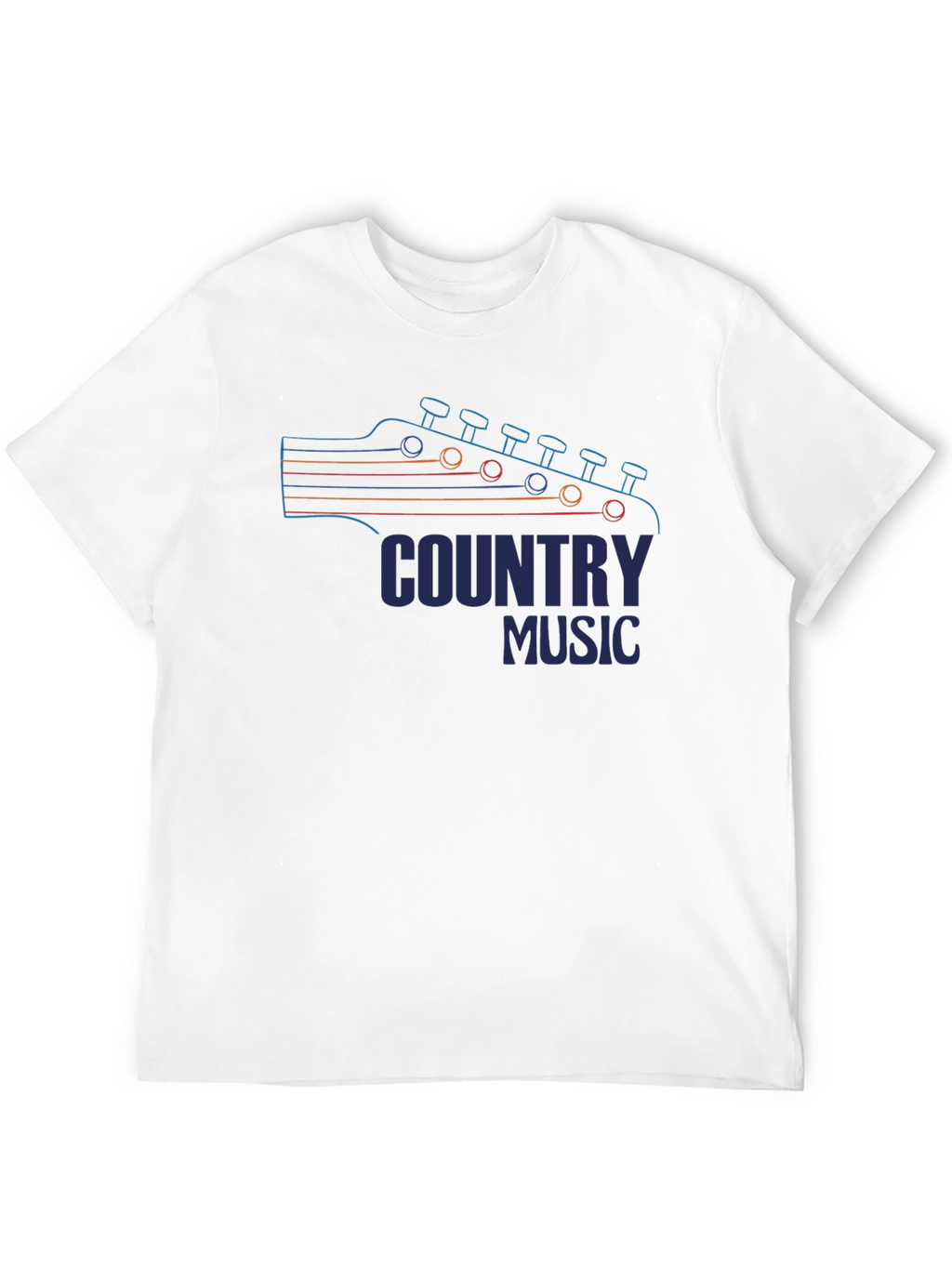 Country Music Guitar Head T-Shirt