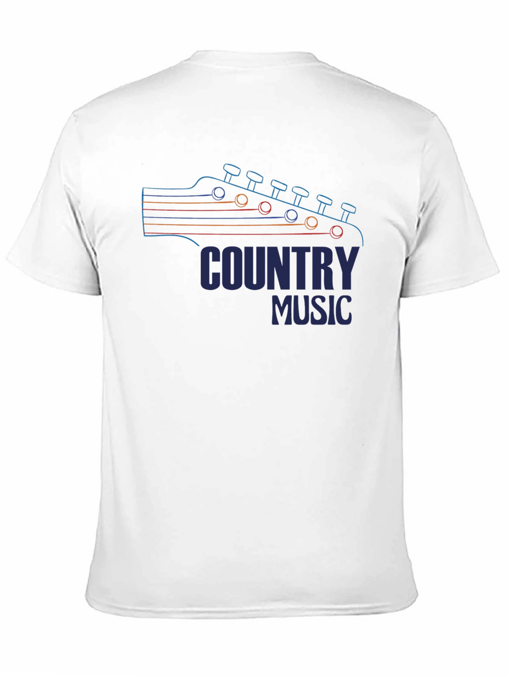 Country Music Guitar Head T-Shirt