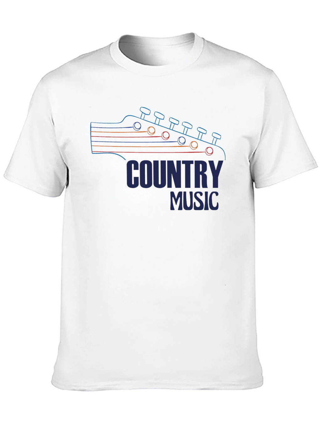 Country Music Guitar Head T-Shirt