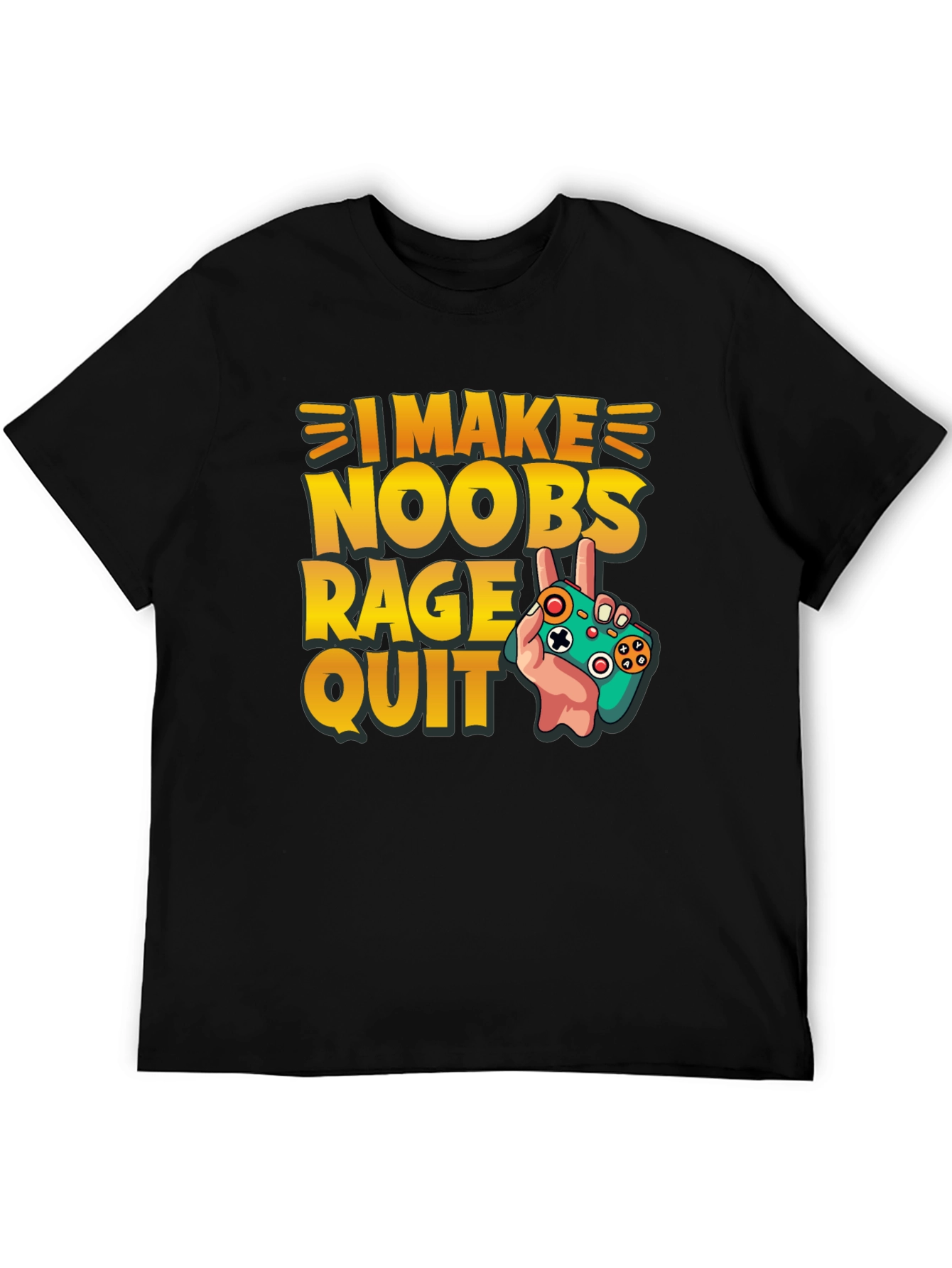 Gamer T-Shirt - I Make Noobs Rage Quit Funny Tee