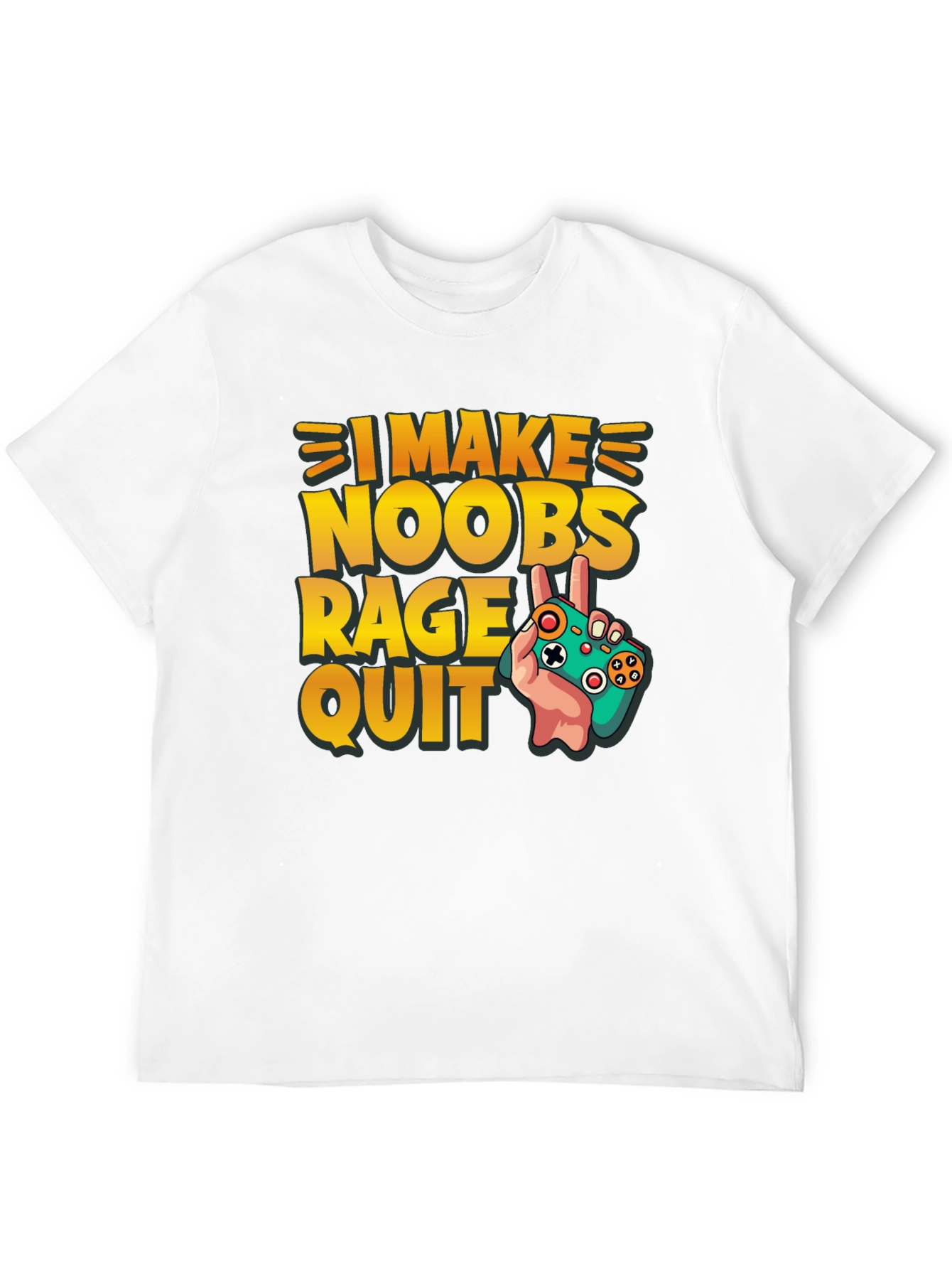 Gamer T-Shirt - I Make Noobs Rage Quit Funny Tee