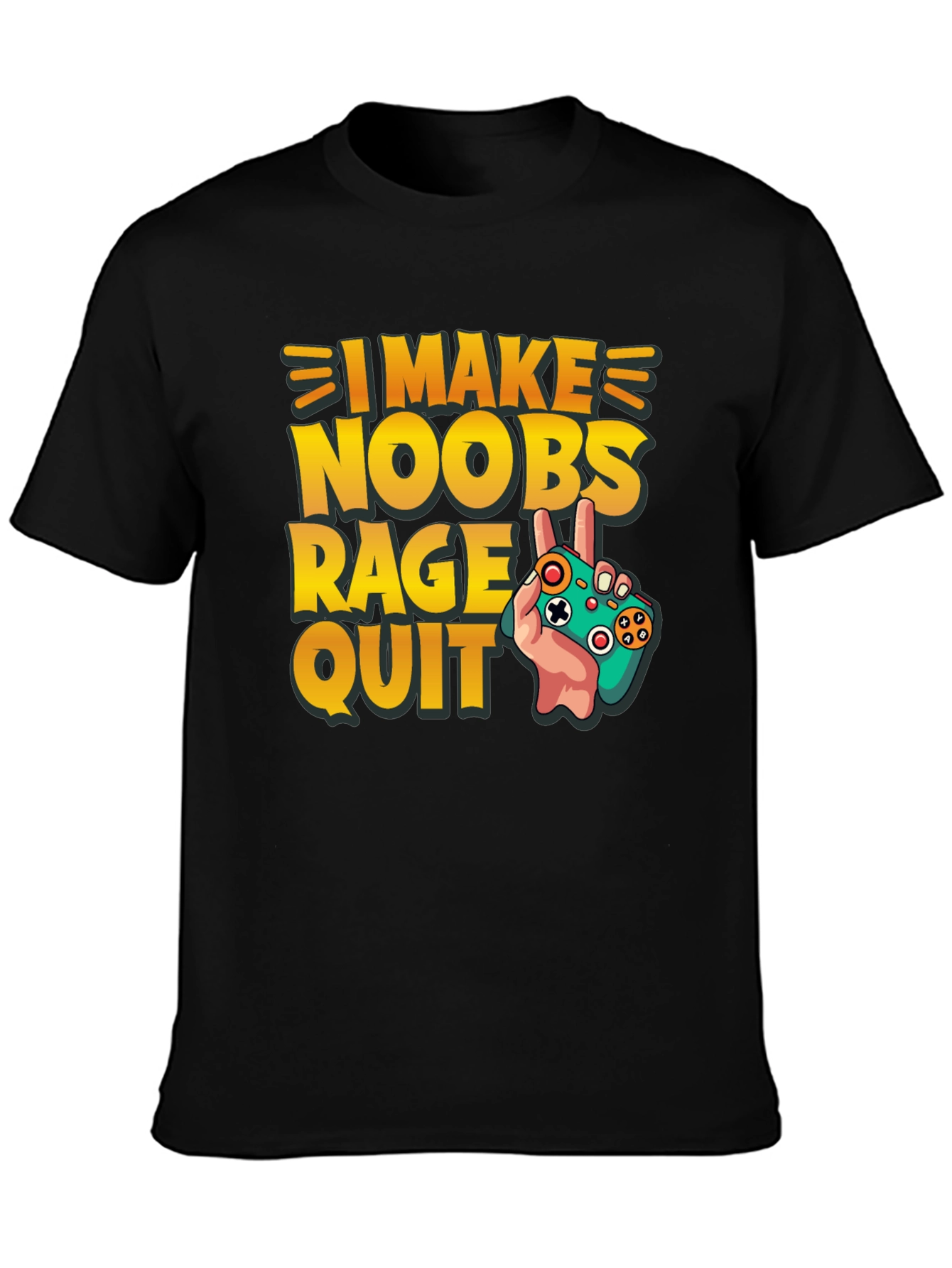 Gamer T-Shirt - I Make Noobs Rage Quit Funny Tee