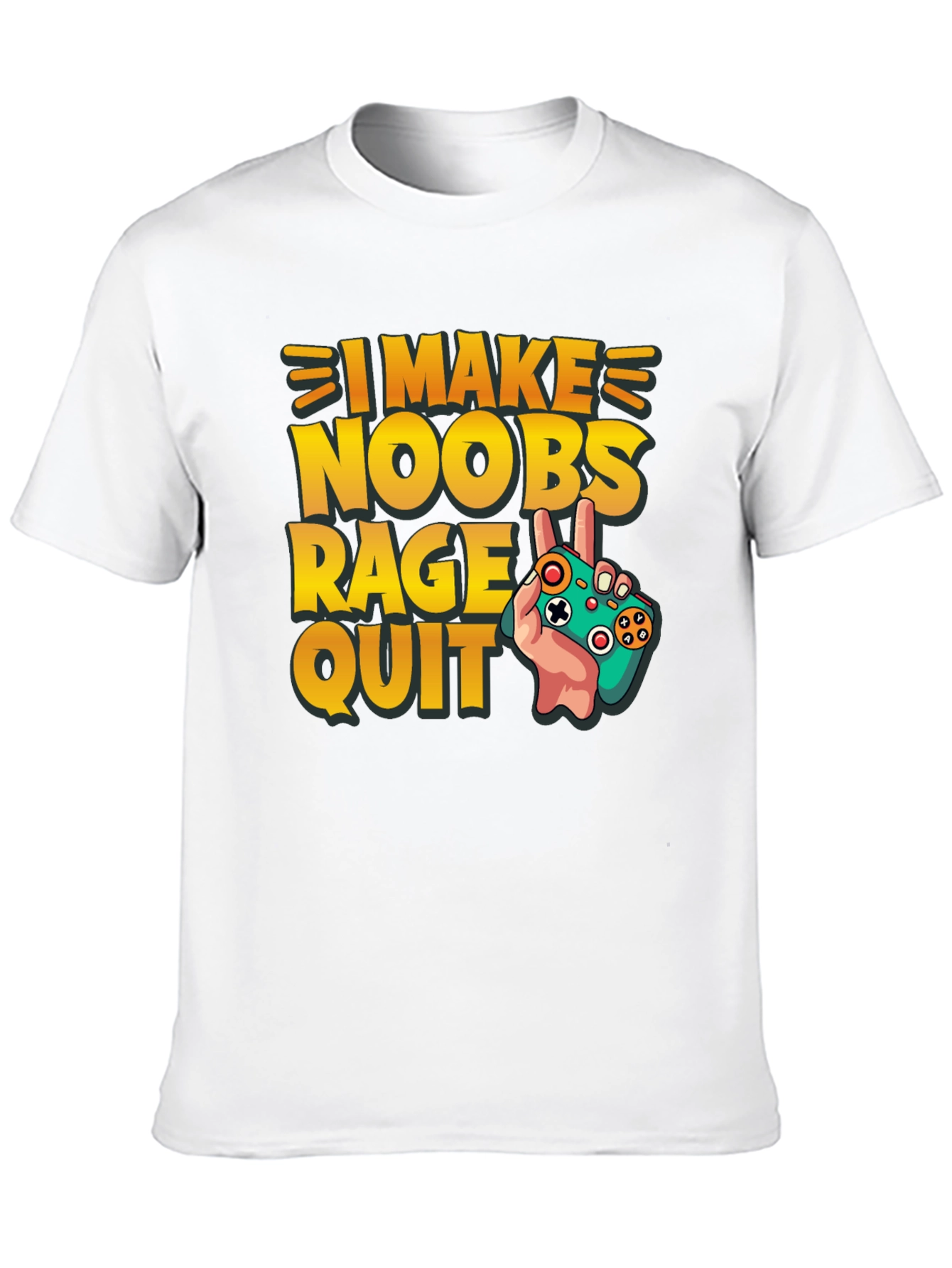 Gamer T-Shirt - I Make Noobs Rage Quit Funny Tee