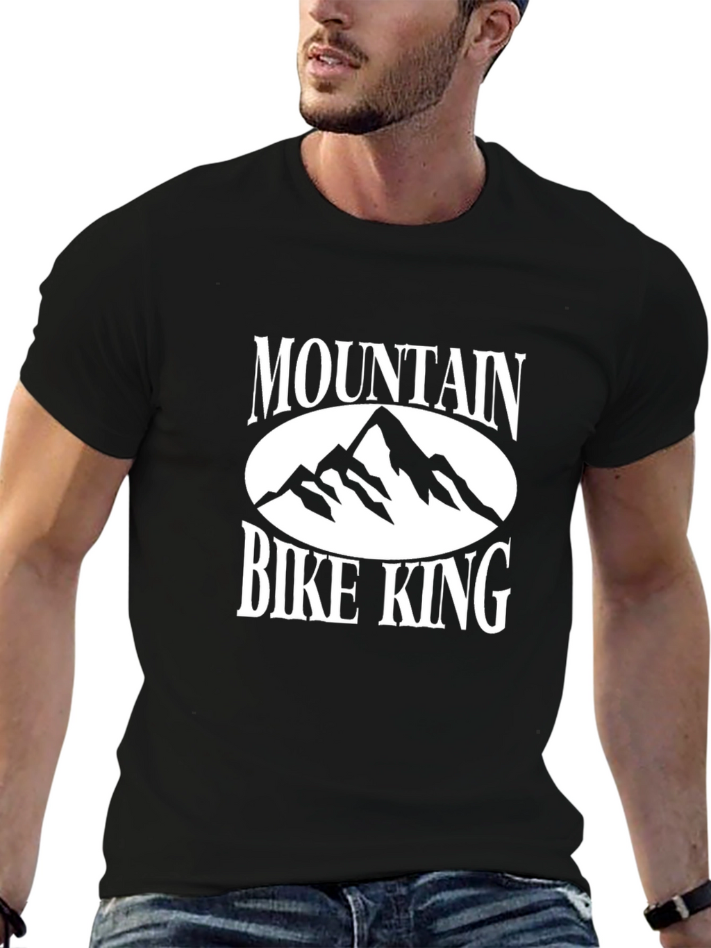 Mountain Bike King Graphic Tee - Black