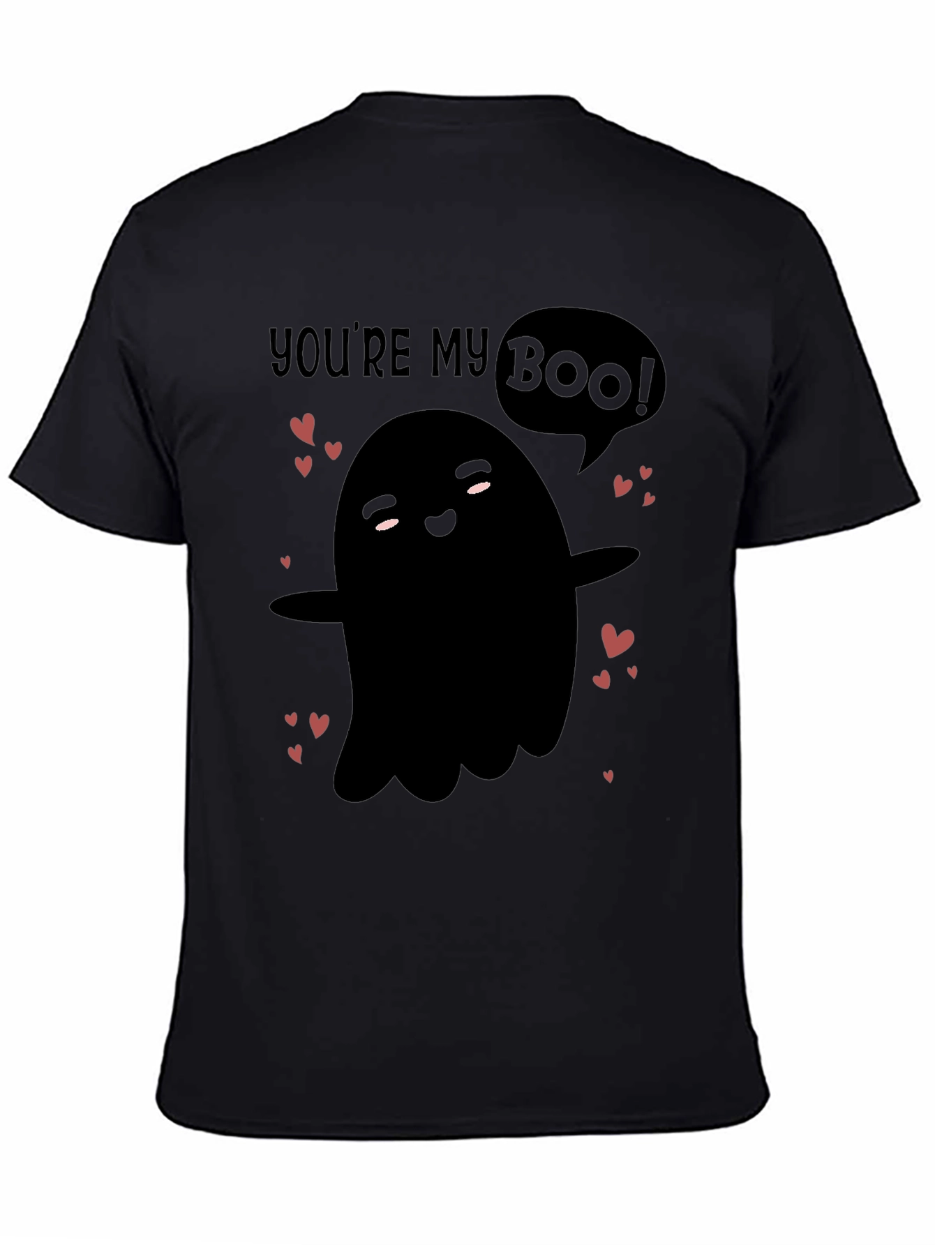Youre My Boo! Cute Ghost Graphic Tee - Valentines