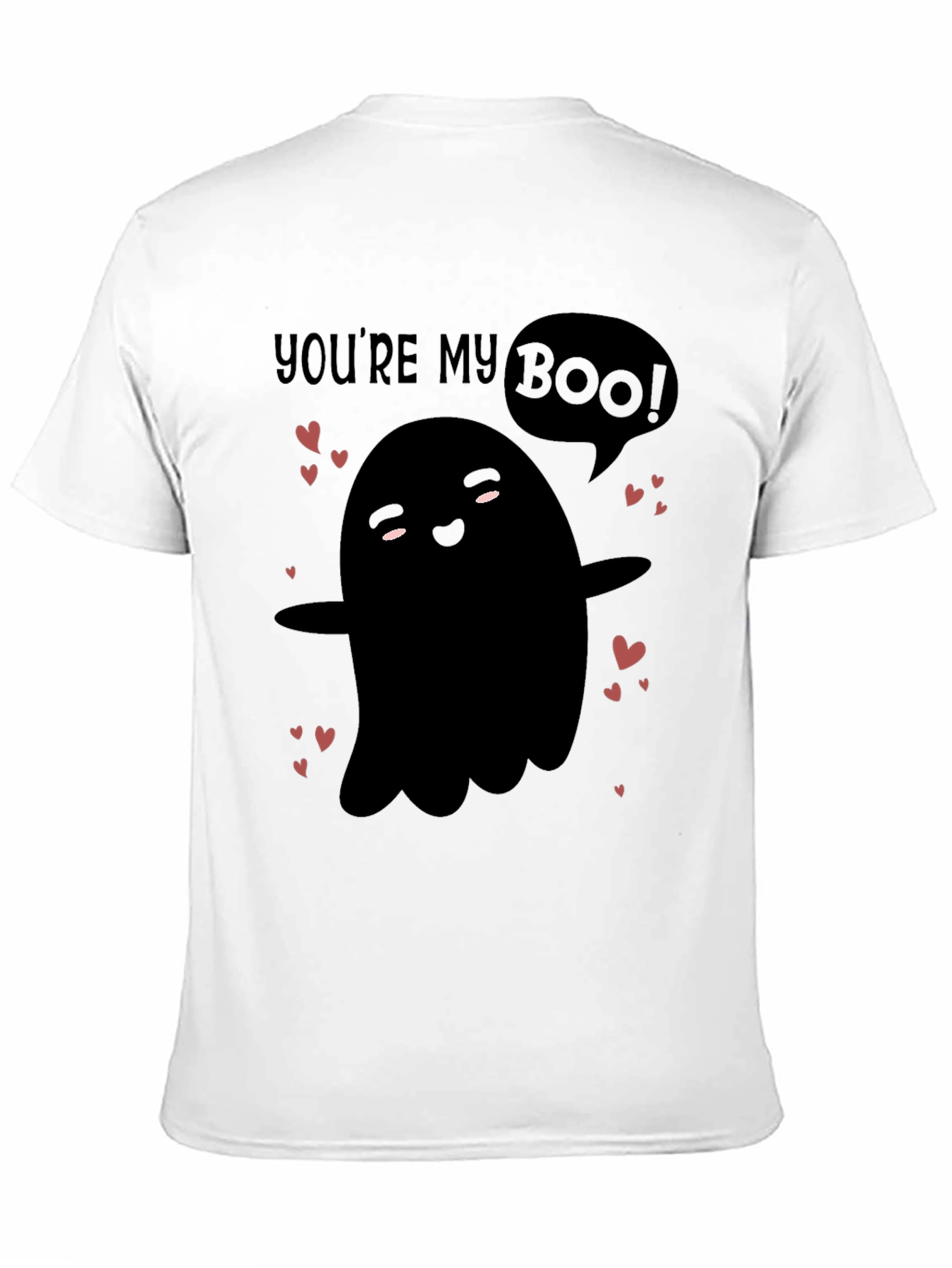 Youre My Boo! Cute Ghost Graphic Tee - Valentines