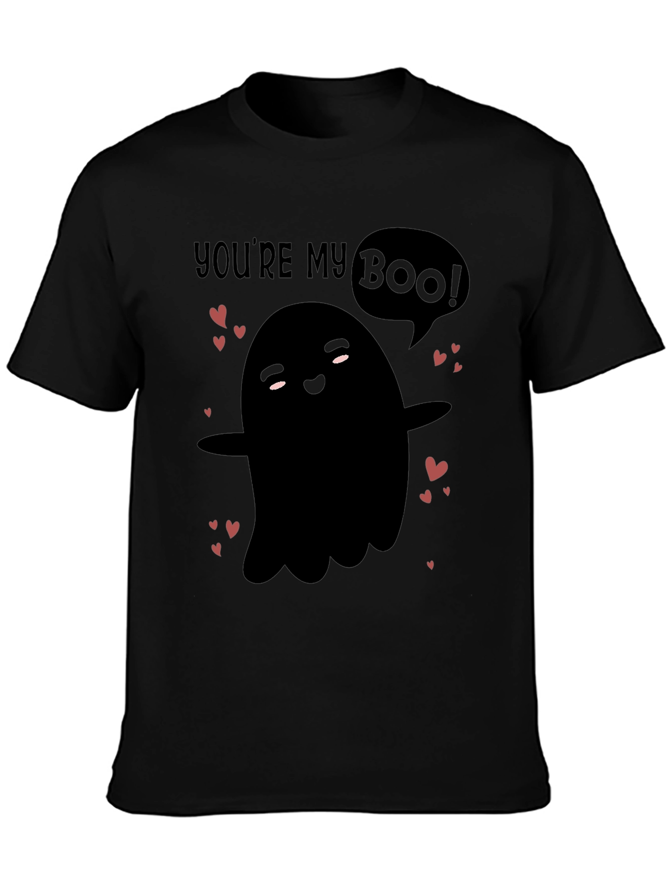 Youre My Boo! Cute Ghost Graphic Tee - Valentines