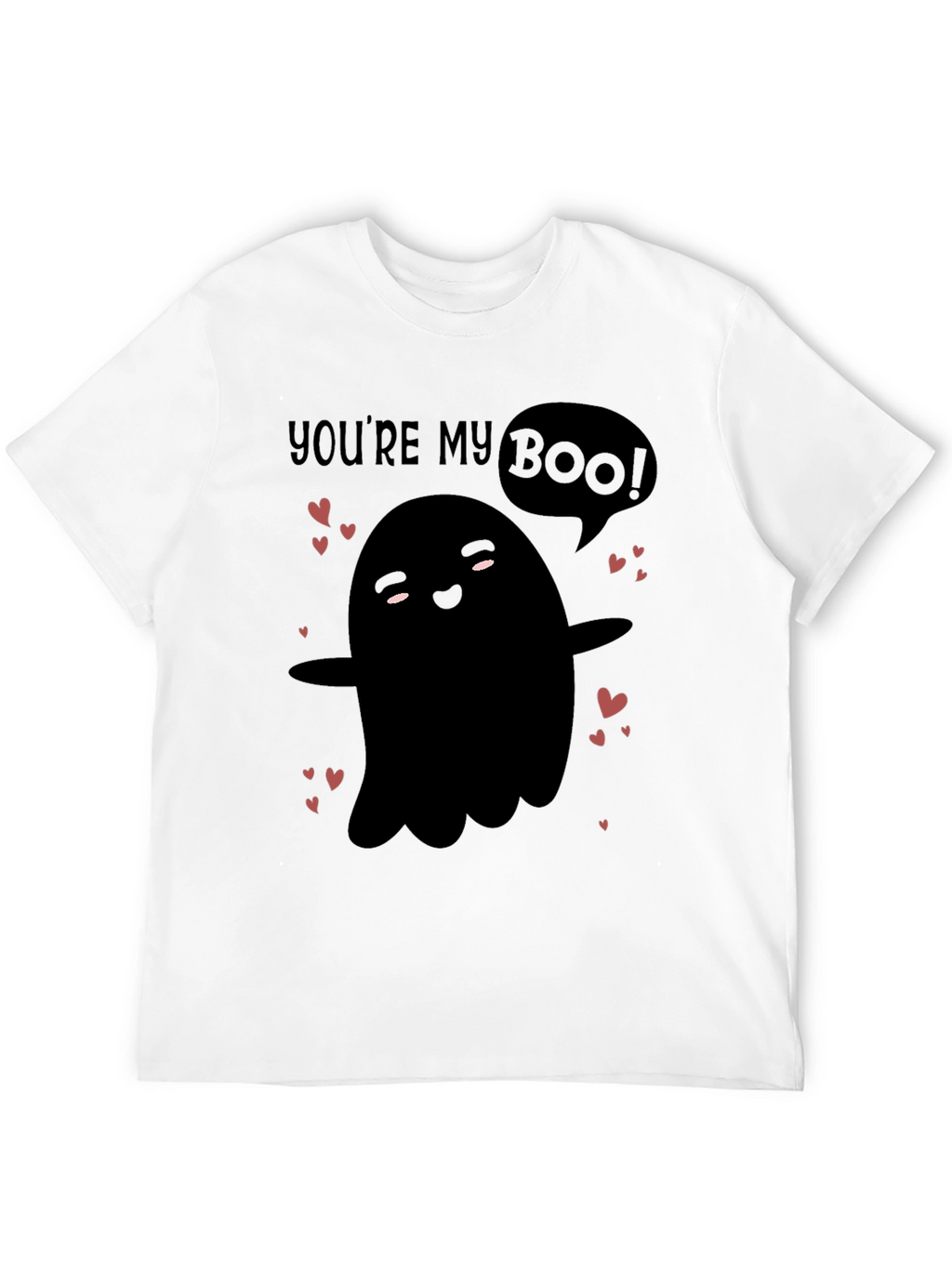 Youre My Boo! Cute Ghost Graphic Tee - Valentines