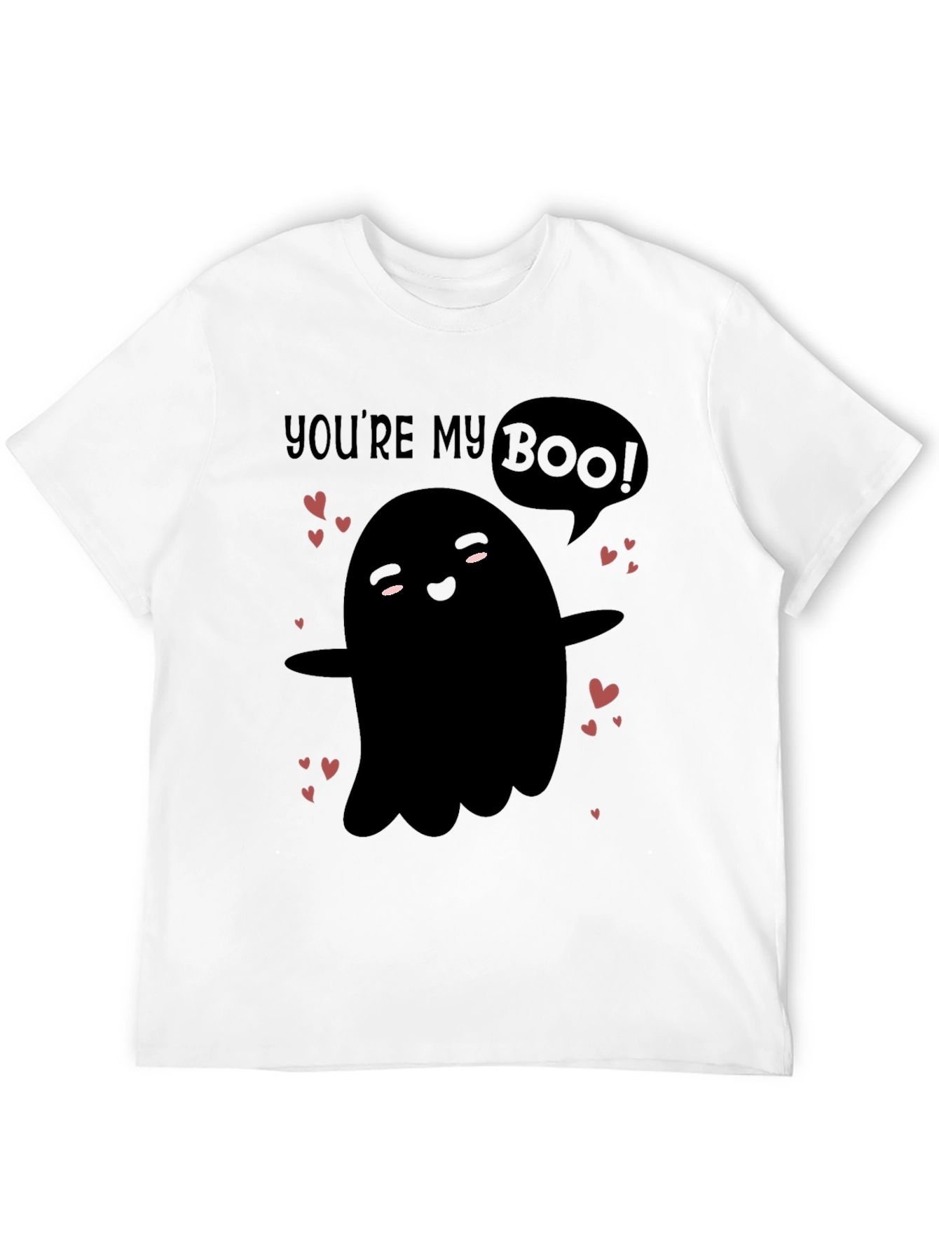 Youre My Boo! Cute Ghost Graphic Tee - Valentines