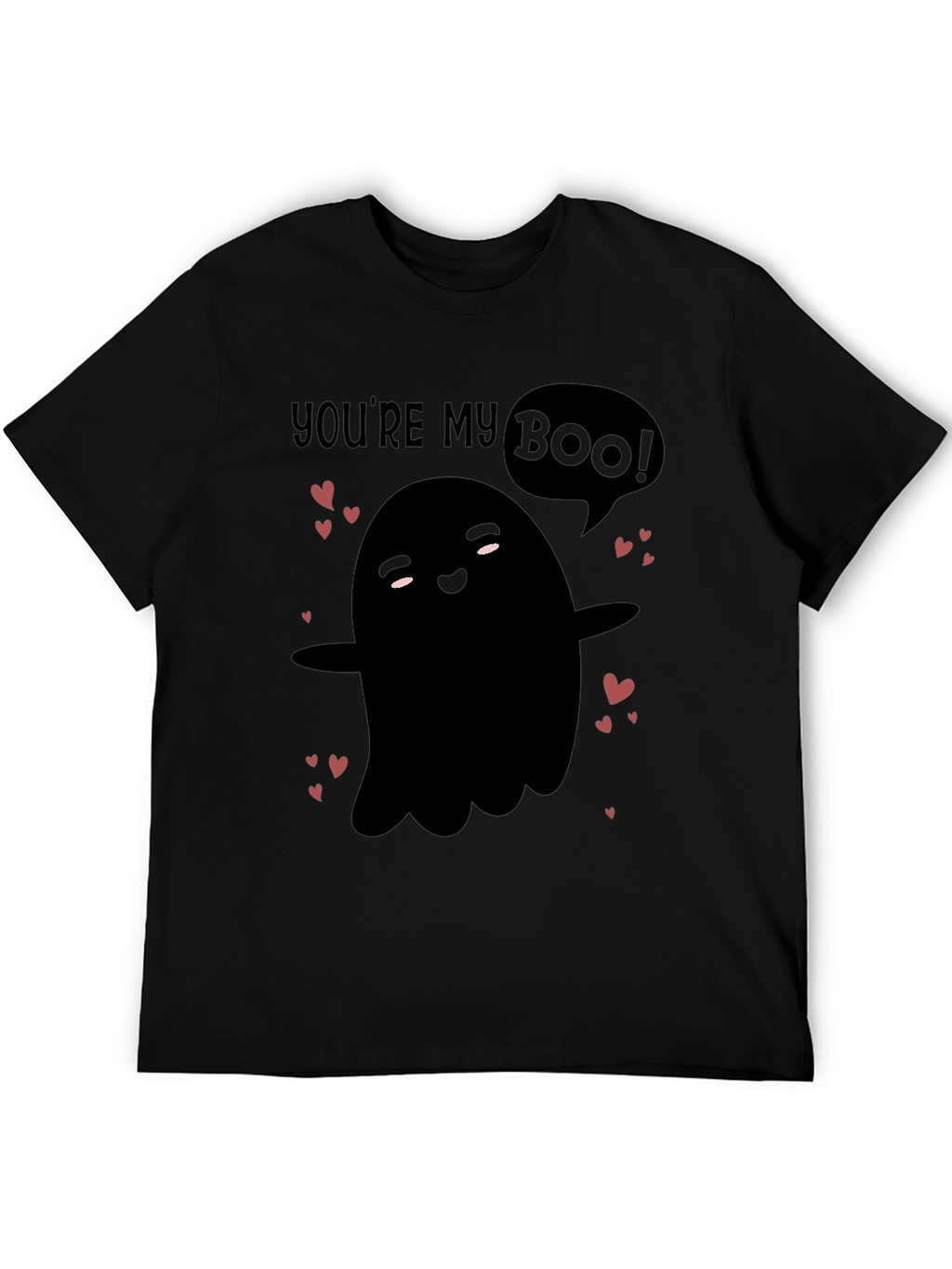 Youre My Boo! Cute Ghost Graphic Tee - Valentines