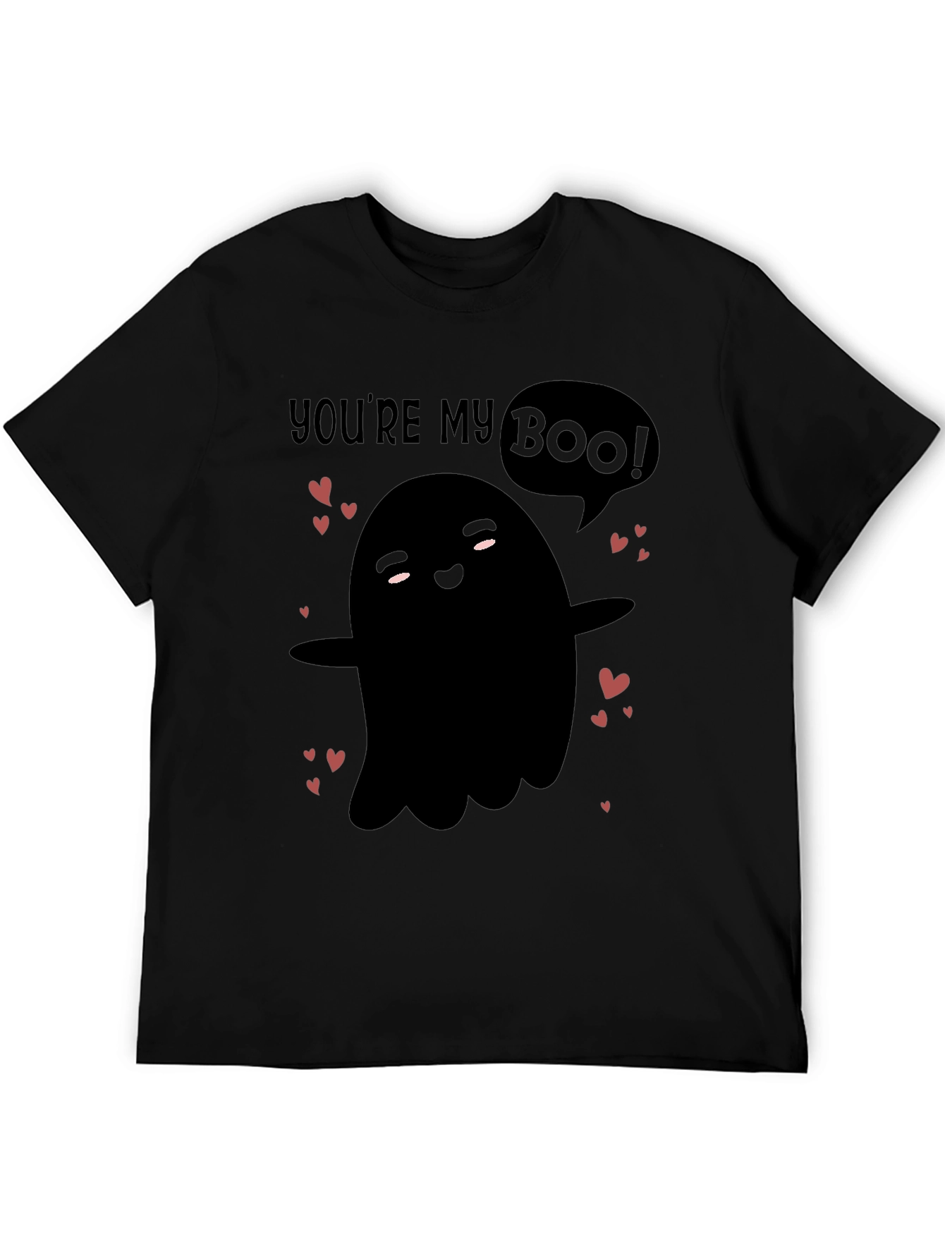 Youre My Boo! Cute Ghost Graphic Tee - Valentines