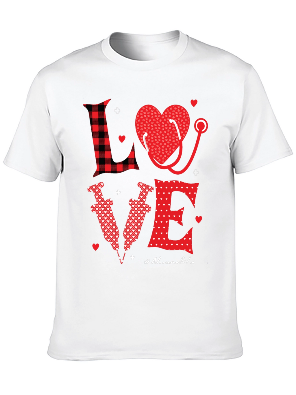 Nurse Love Graphic Tee - Valentines Day Gift