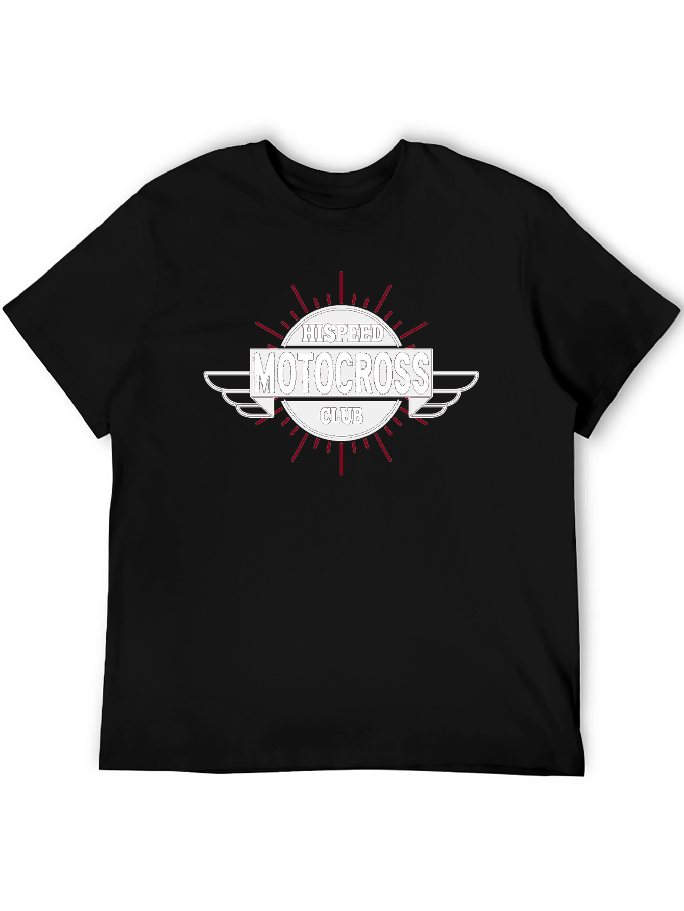 HISPEED Motocross Club Black T-Shirt