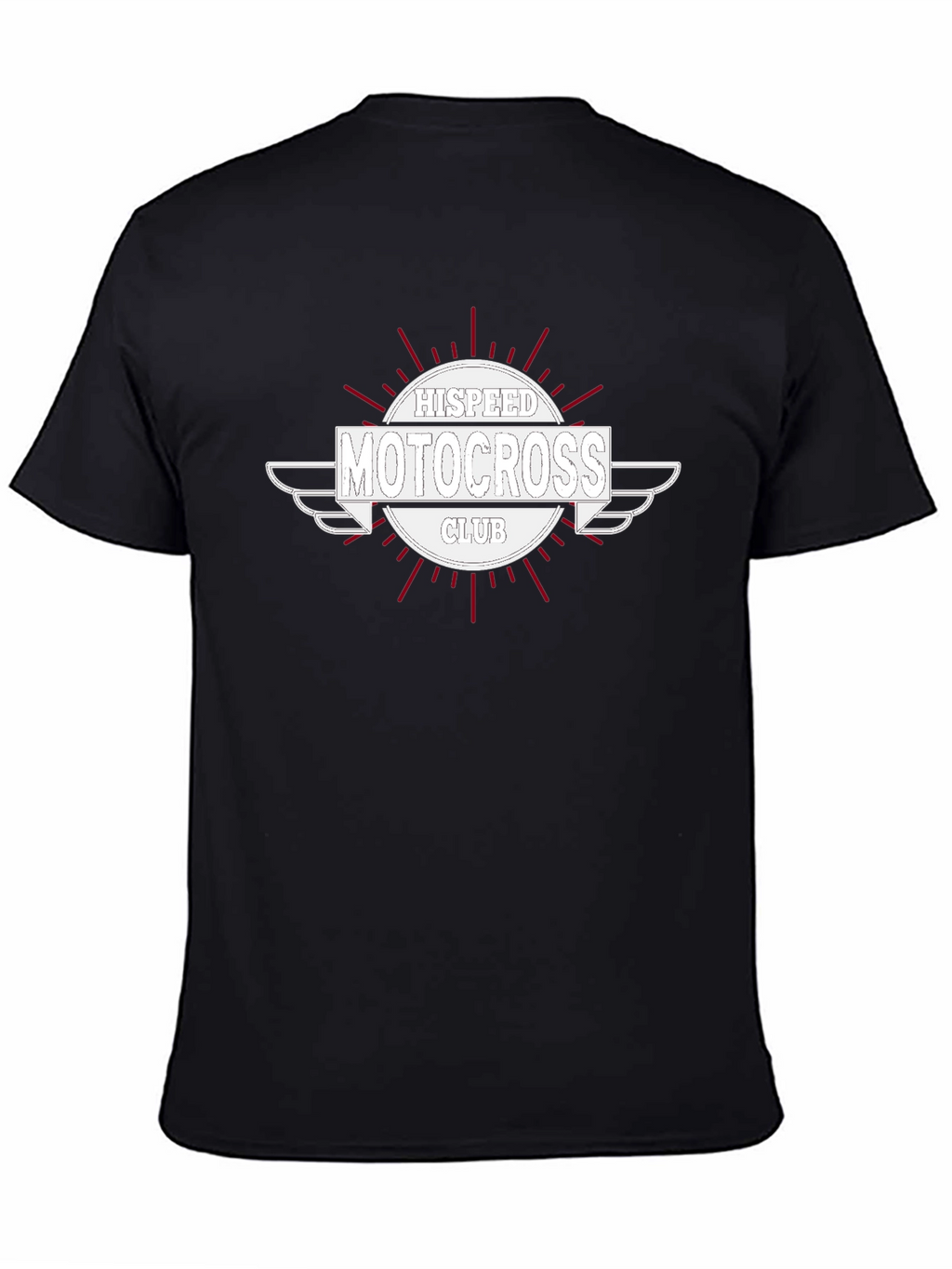 HISPEED Motocross Club Black T-Shirt