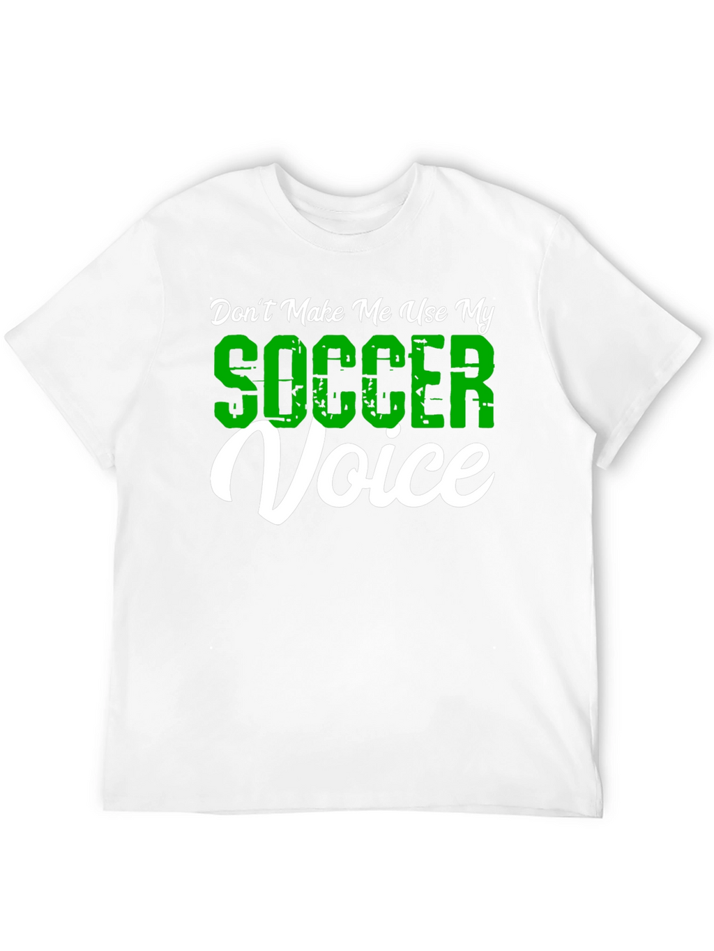 Funny Soccer Voice Graphic T-Shirt