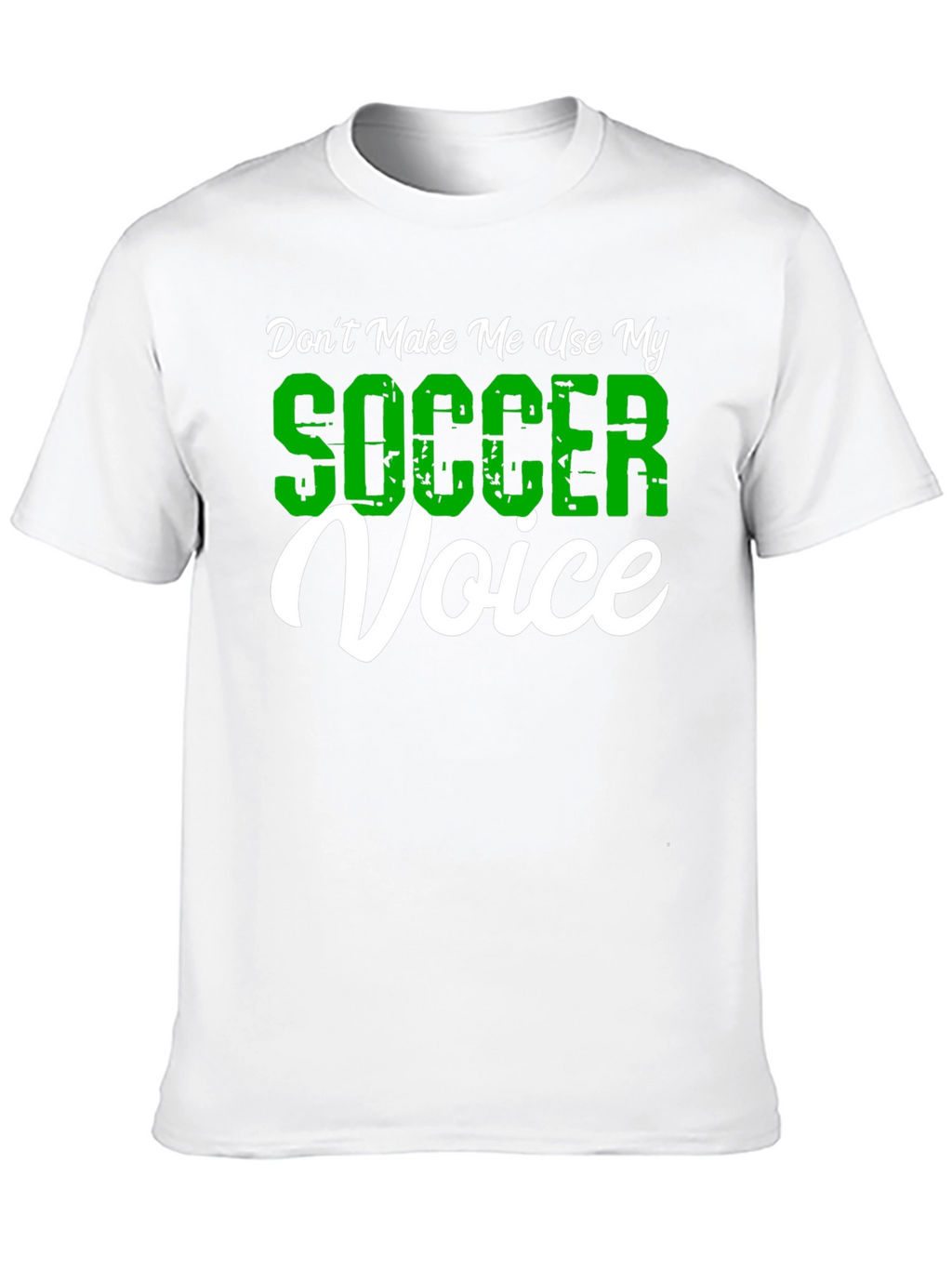 Funny Soccer Voice Graphic T-Shirt