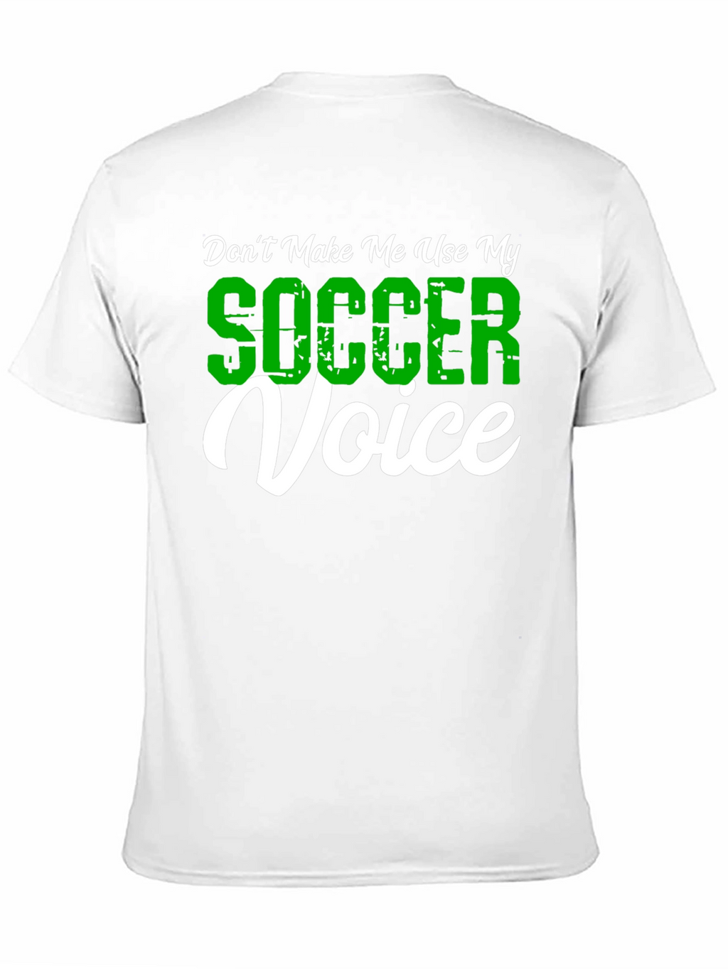 Funny Soccer Voice Graphic T-Shirt