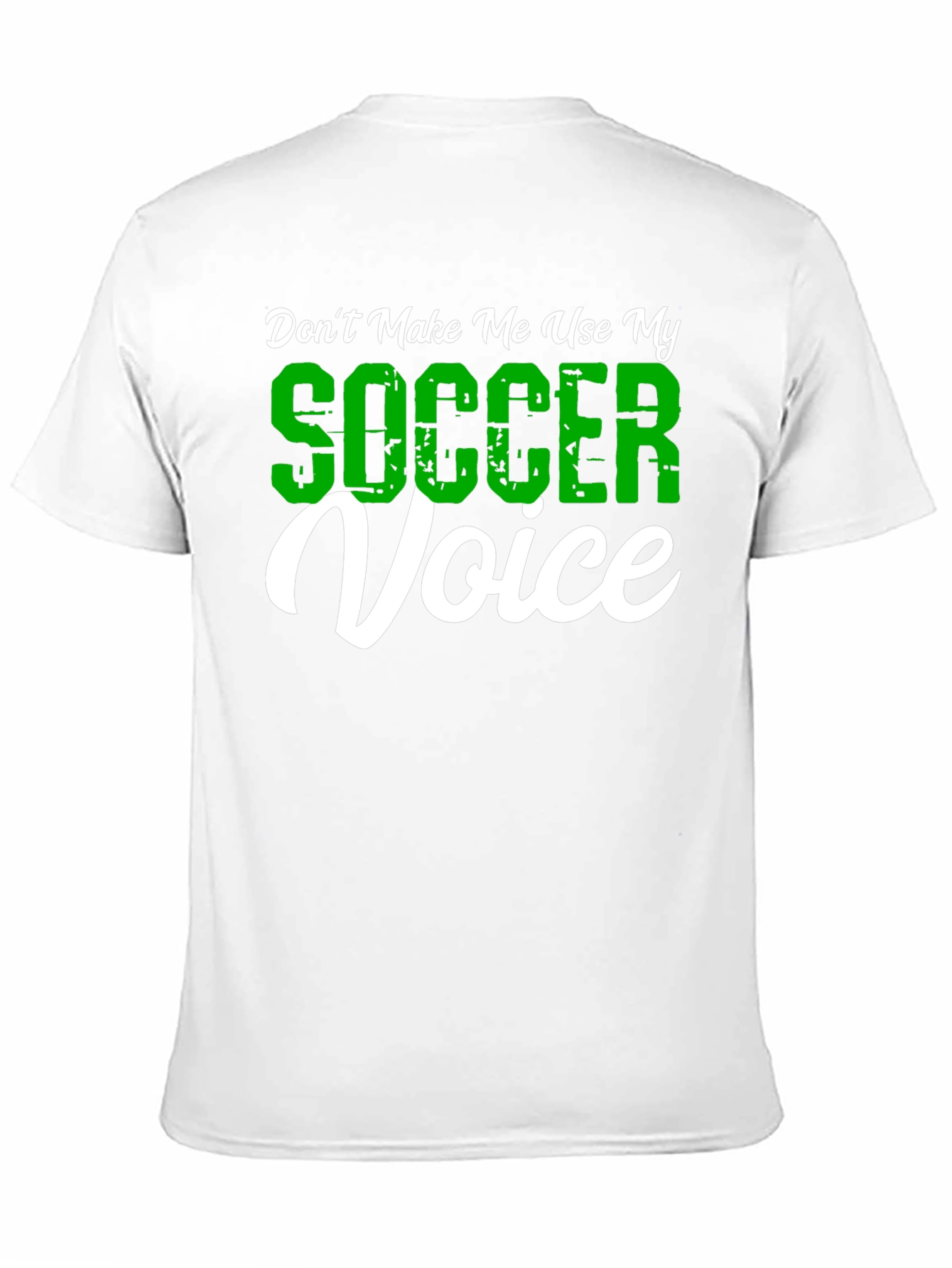 Funny Soccer Voice Graphic T-Shirt