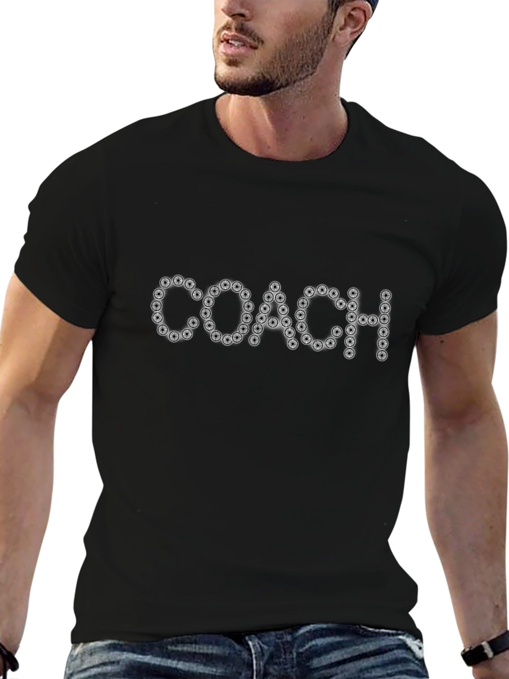 COACH Rhinestone T-Shirt